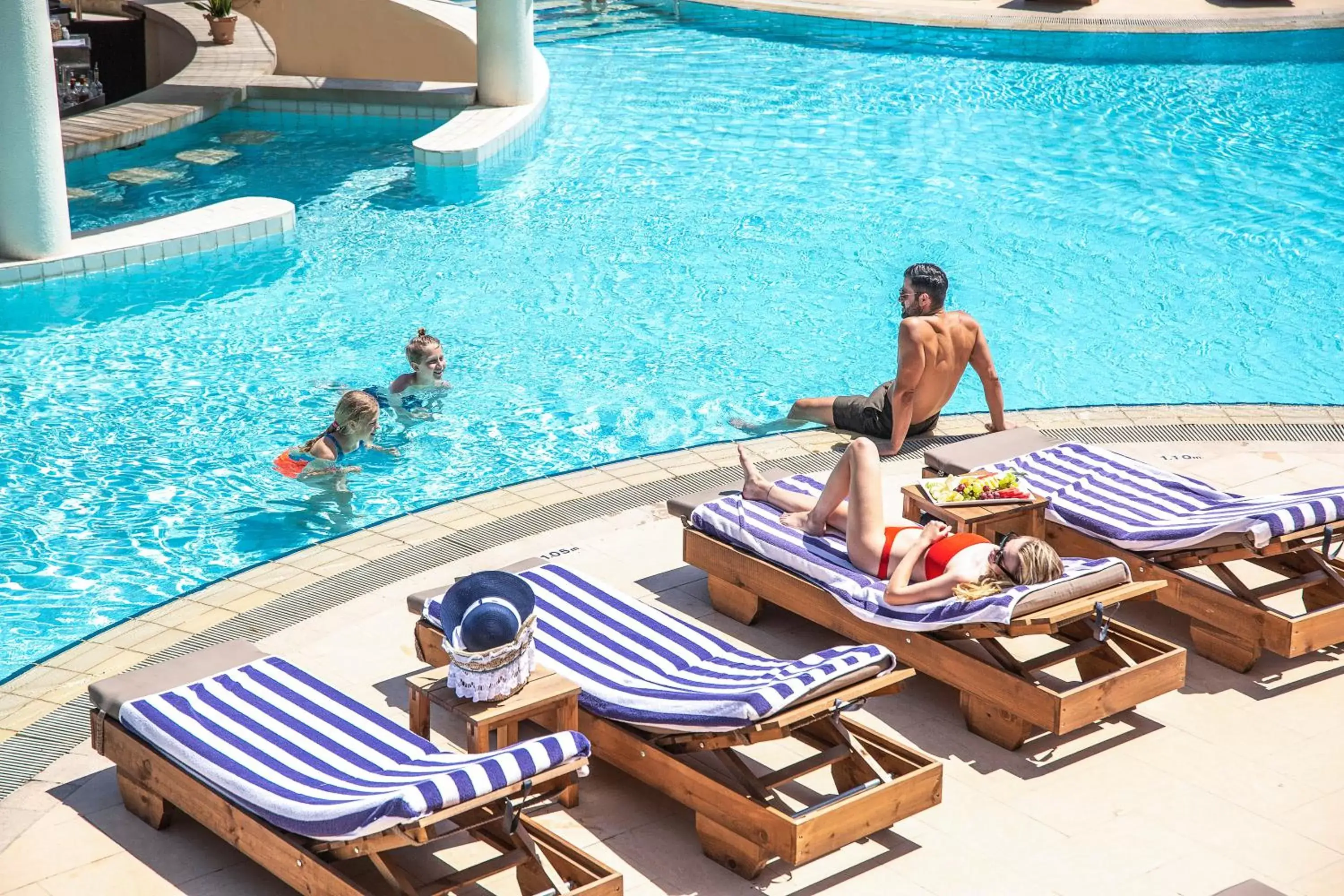 Swimming pool, Guests in St Raphael Resort