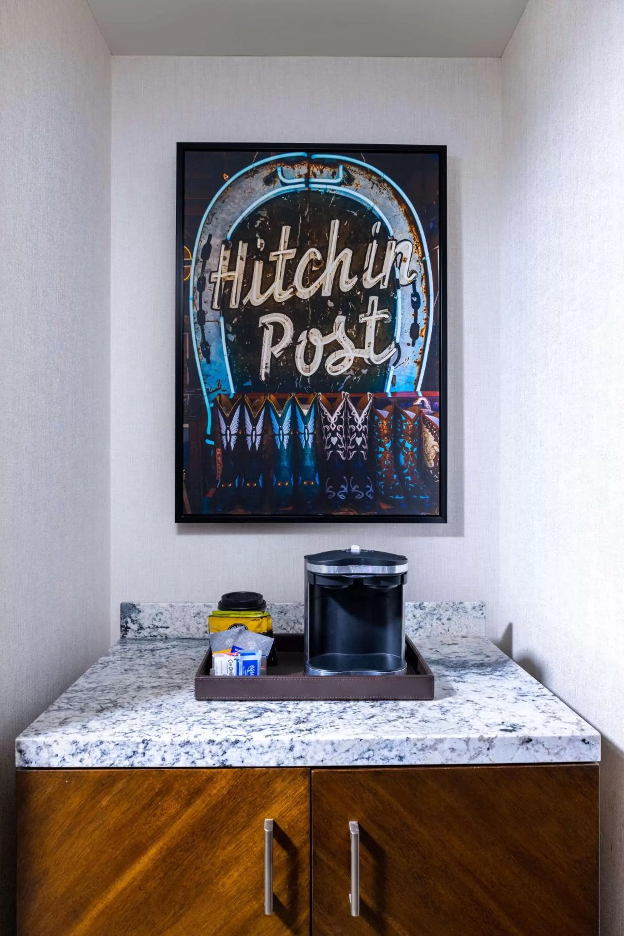 Bed in Hilton Austin