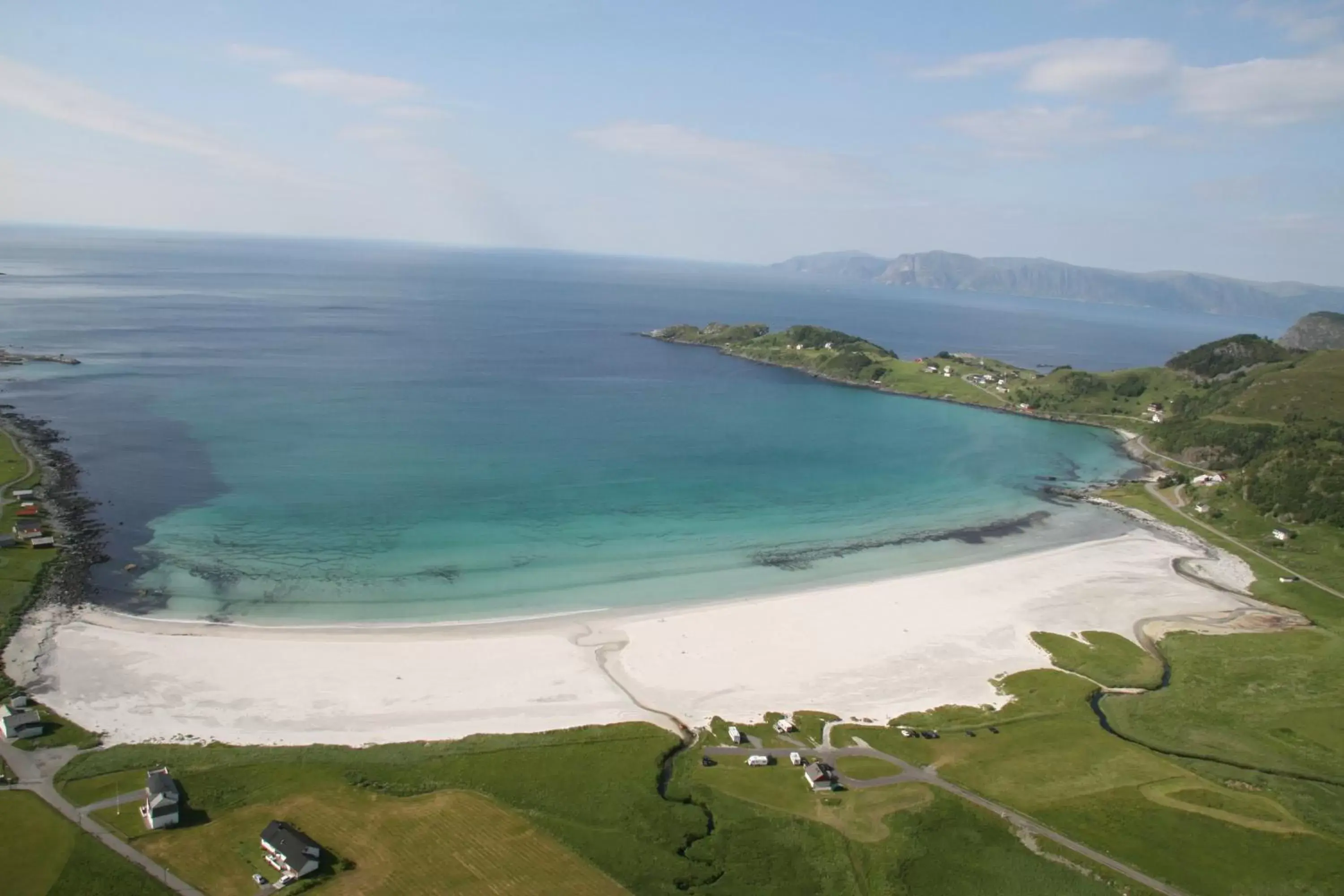 Beach, Bird's-eye View in Thon PartnerHotel Måløy