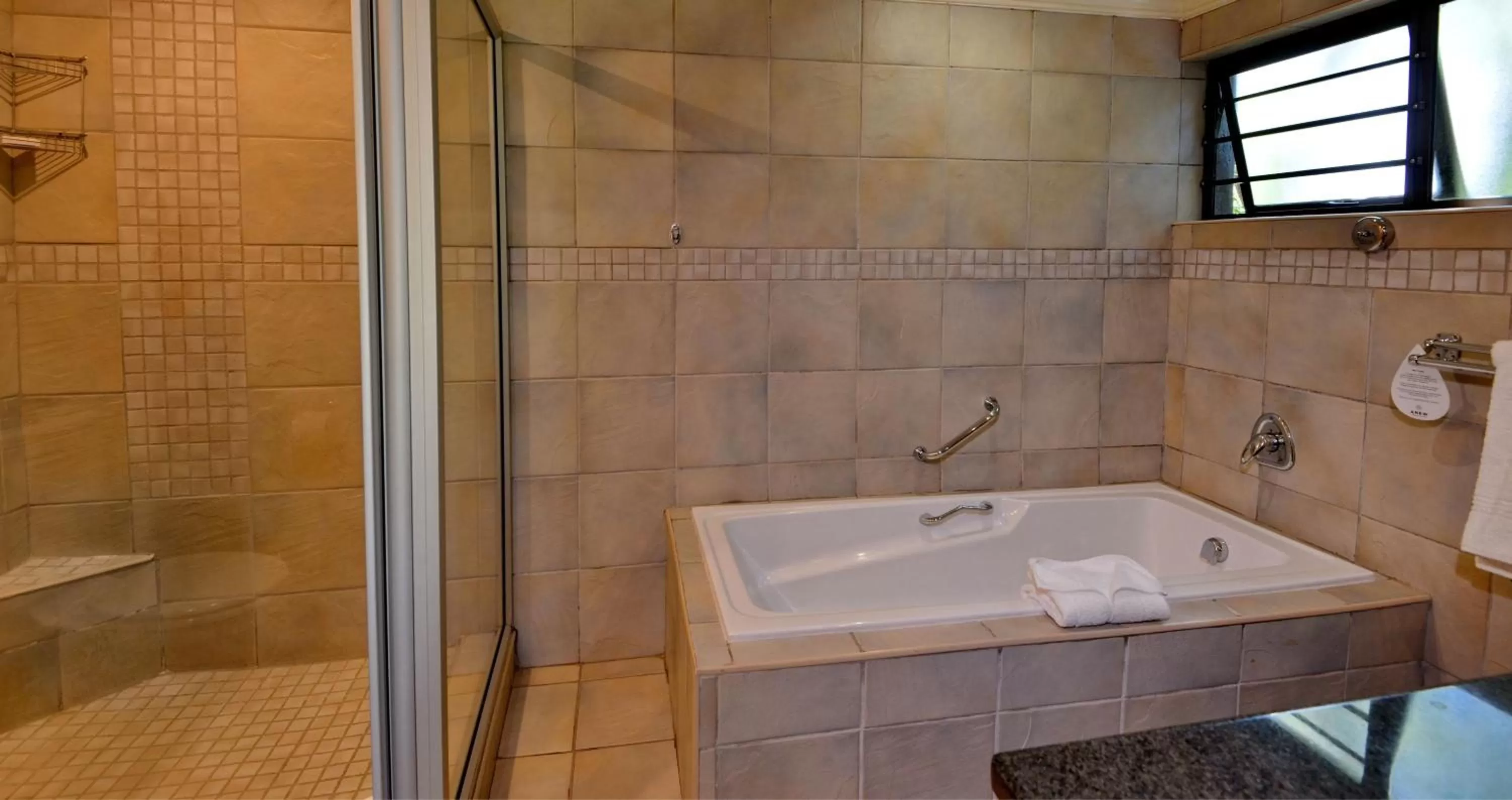 Shower in ANEW Resort Hunters Rest Rustenburg