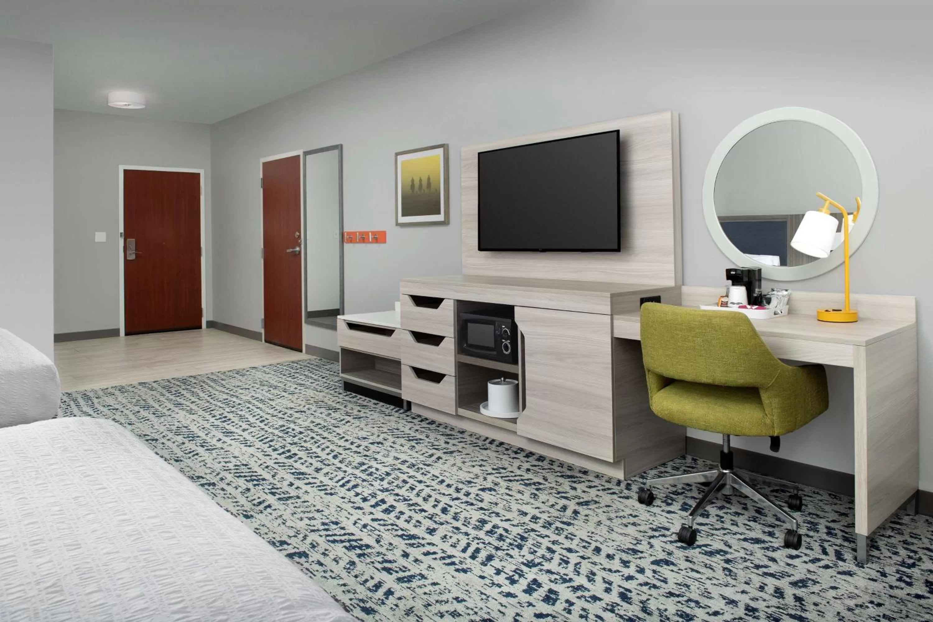 TV and multimedia, Bed in Hampton Inn Duncan