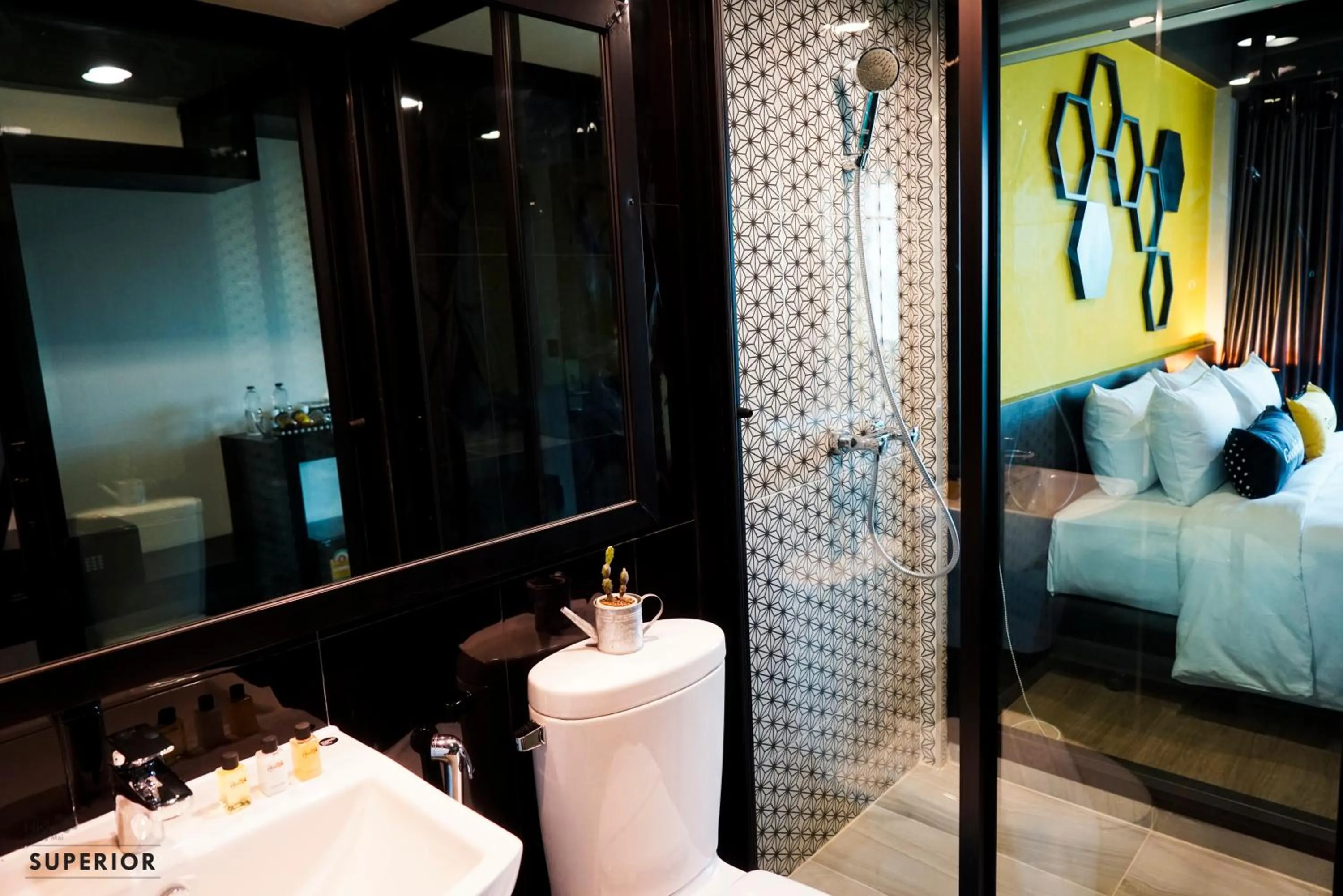 Bed in The Hive Chiang Mai Hotel