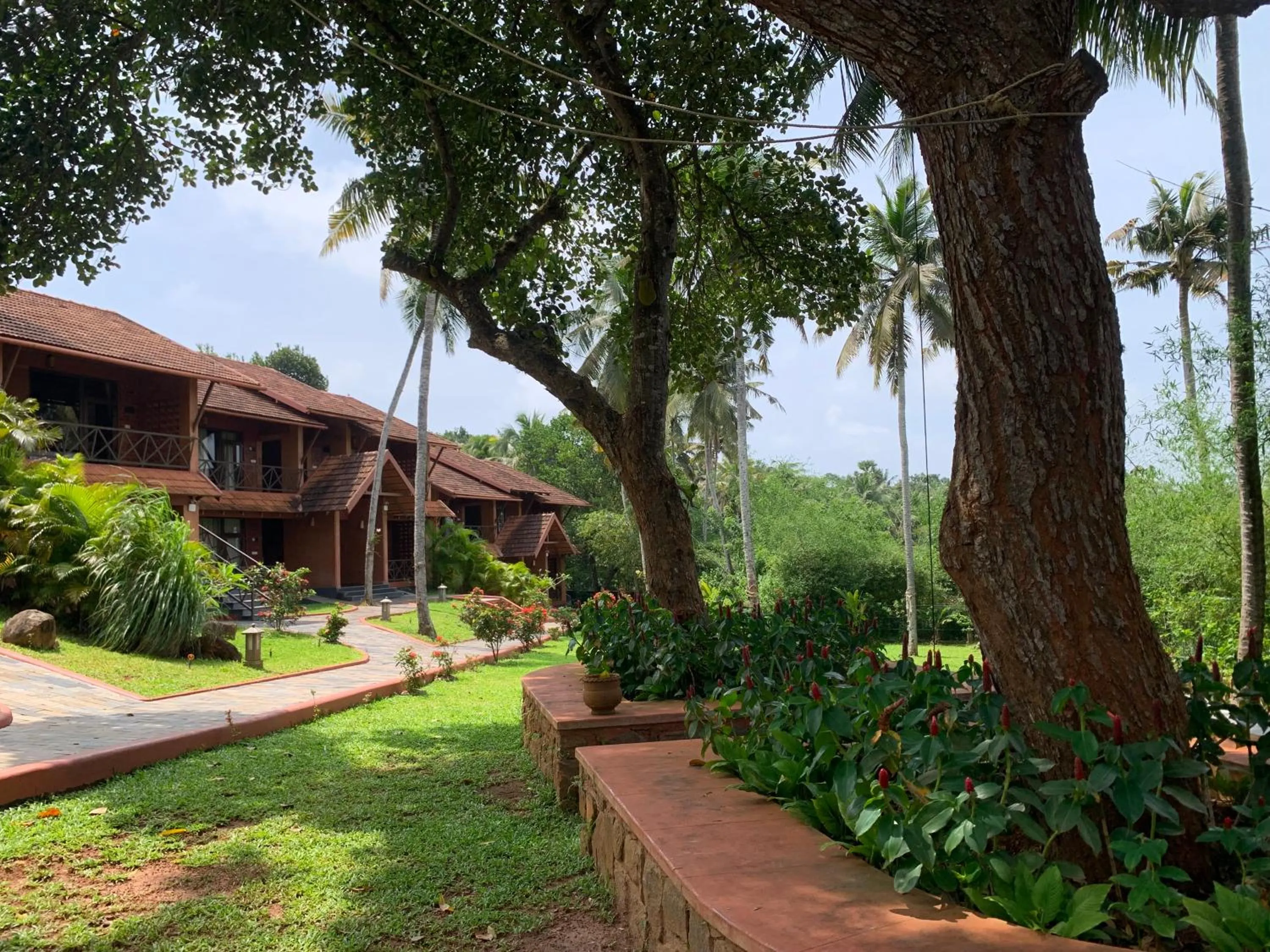 Garden in AMARA AYURVEDA RETREAT- Overlooking Evergreen Western Ghats an ecologically sustainable living space in Kovalam