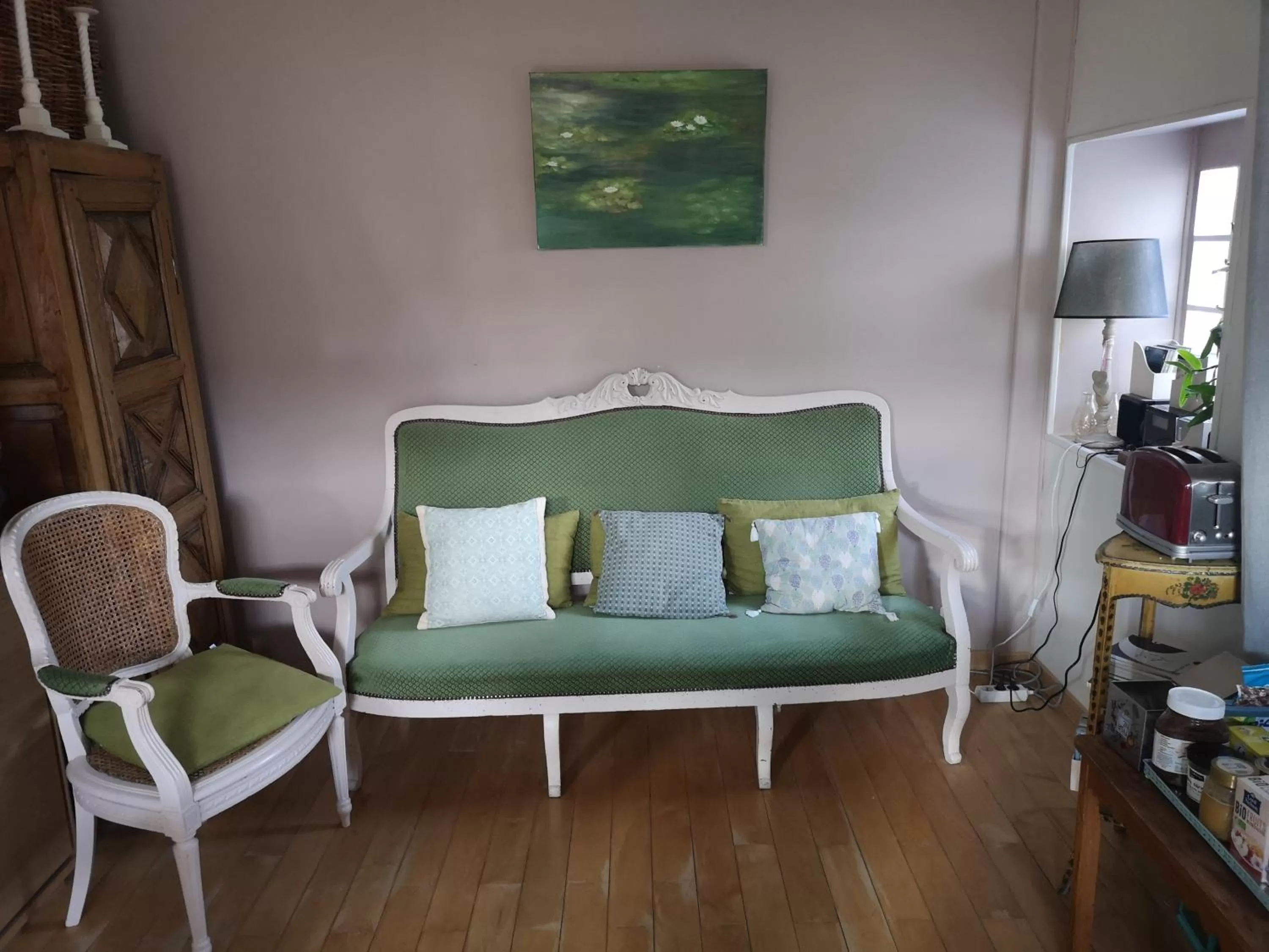 Chambre en ville dans un esprit campagne