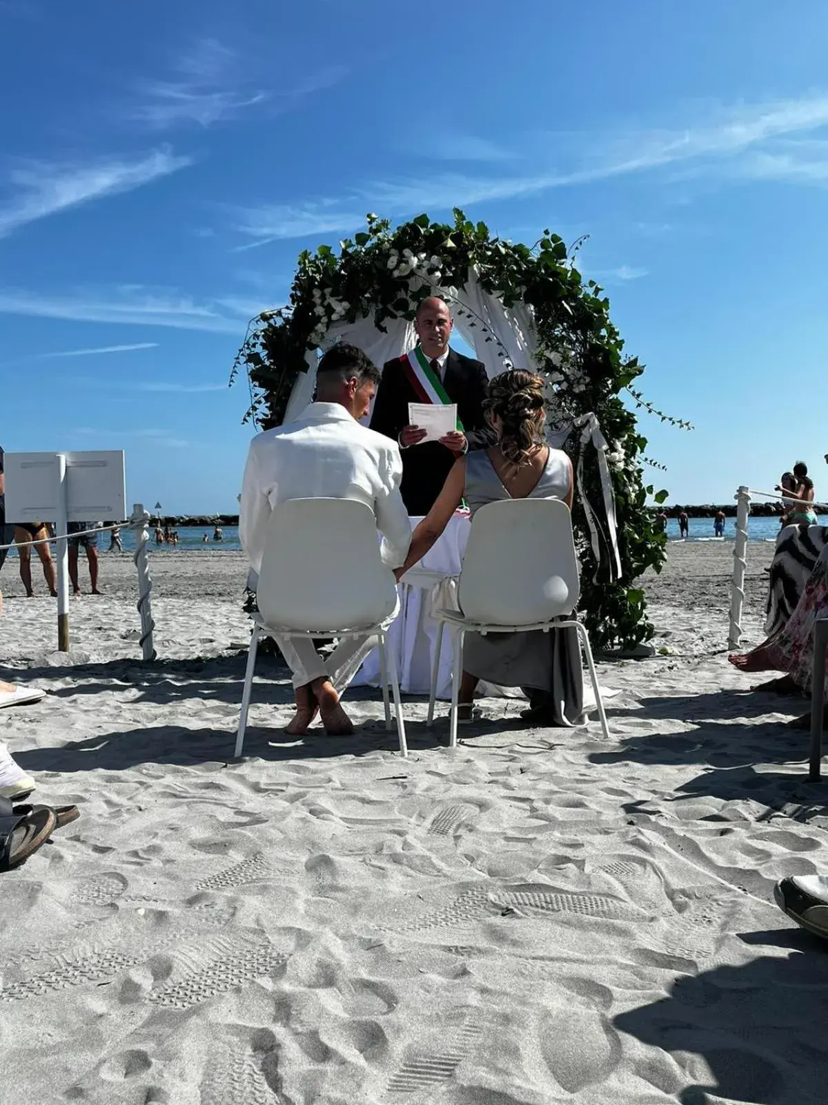 wedding, Beach in Blu Suite Hotel