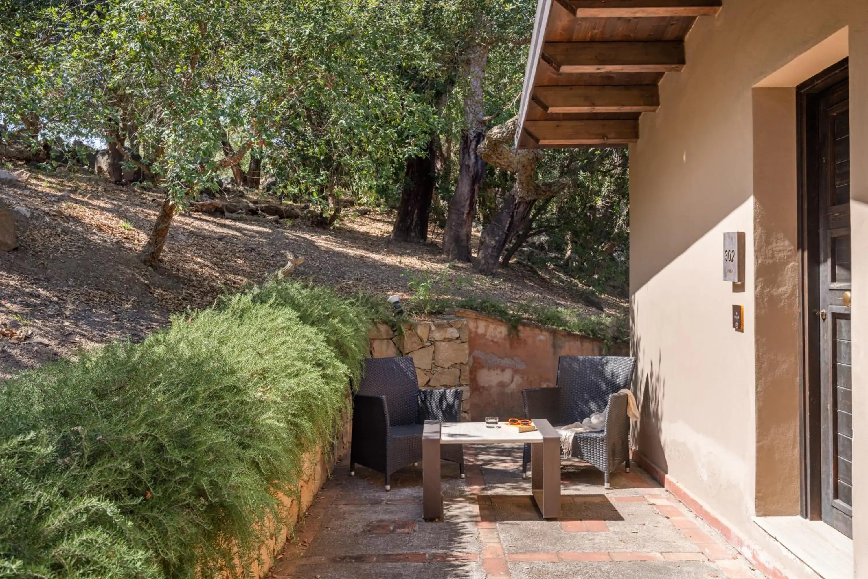 Balcony/Terrace in Vallegrande Nature Resort by Geocharme