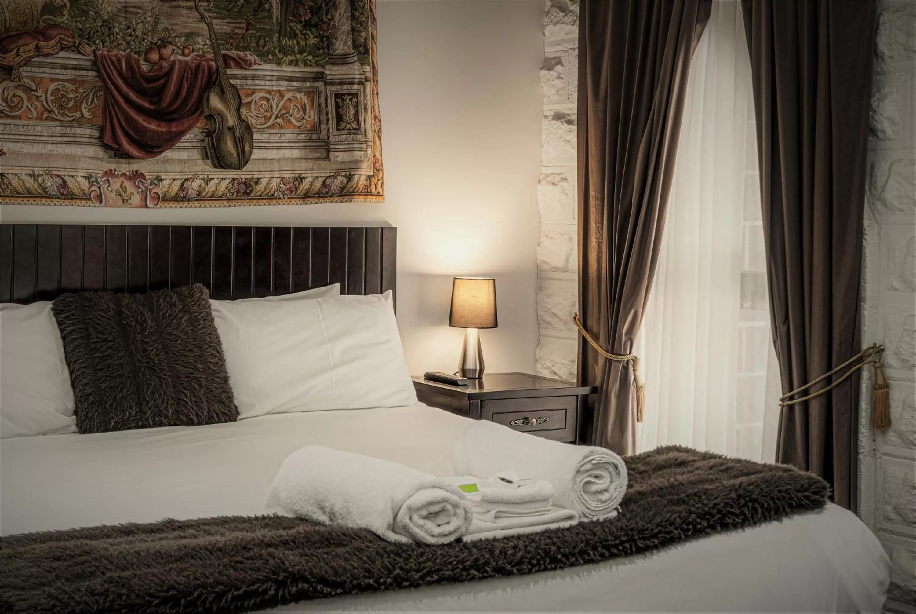 Bed in Kryal Castle Ballarat