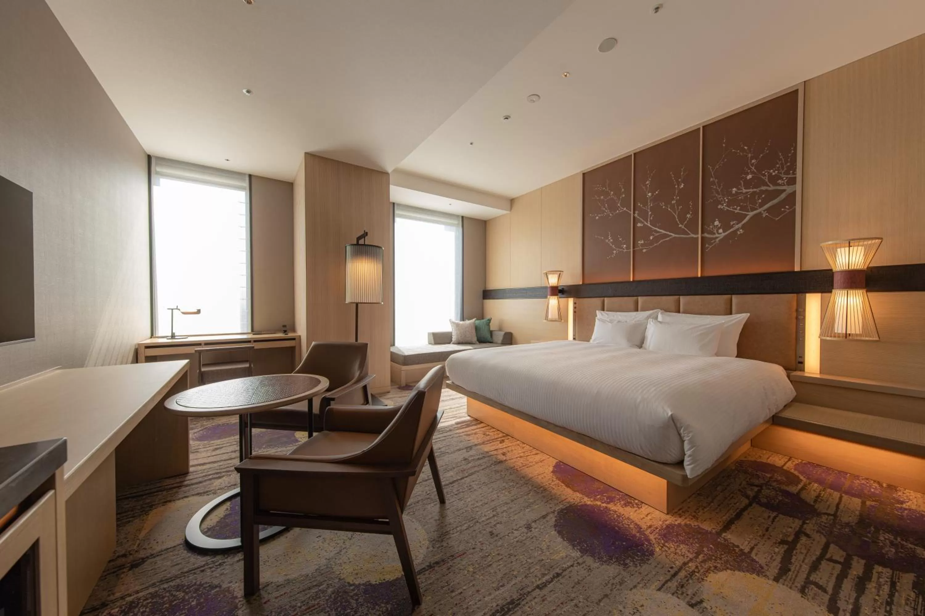 Photo of the whole room, Bed in THE BLOSSOM HAKATA Premier