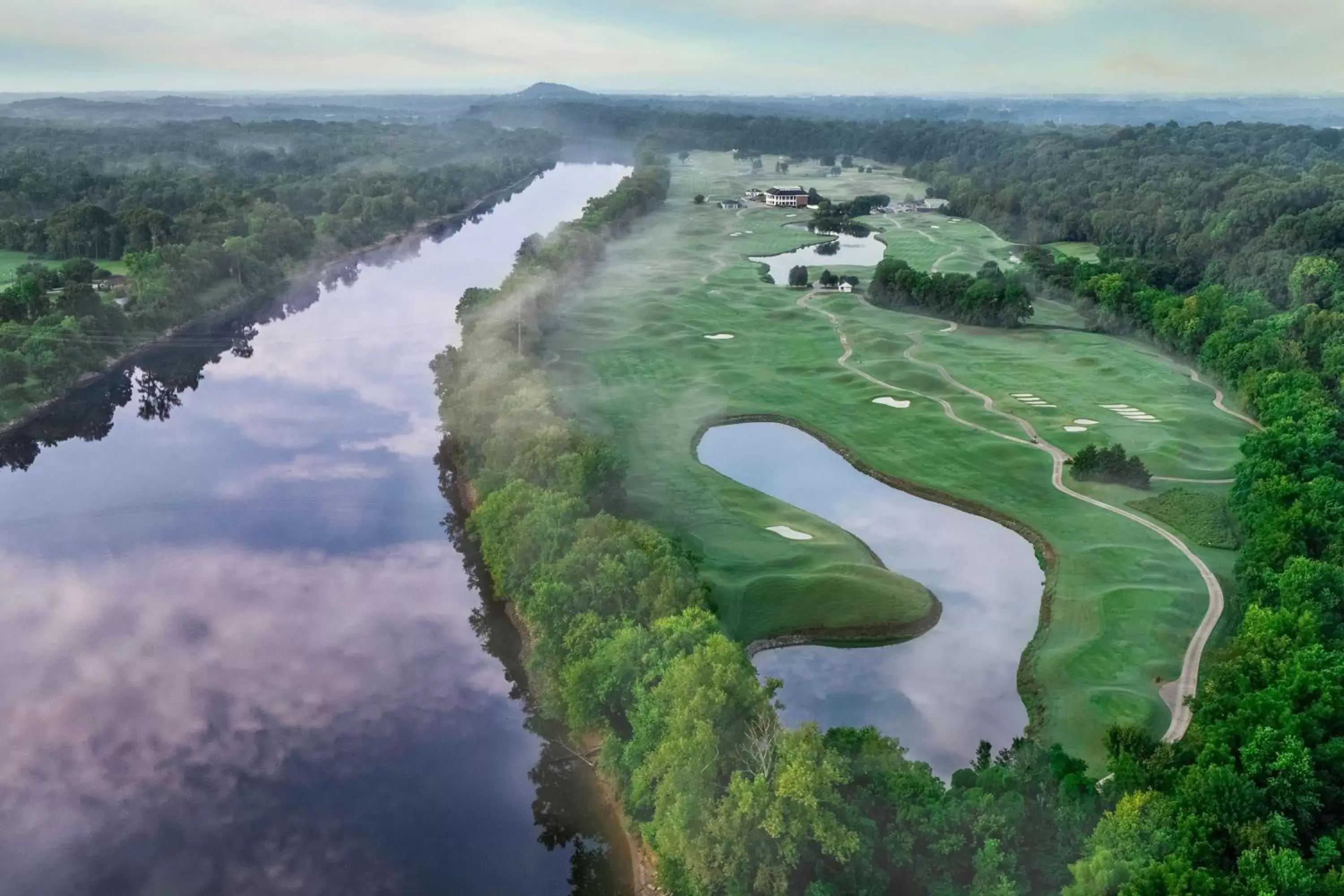 Golfcourse, Bird's-eye View in Gaylord Opryland Resort & Convention Center