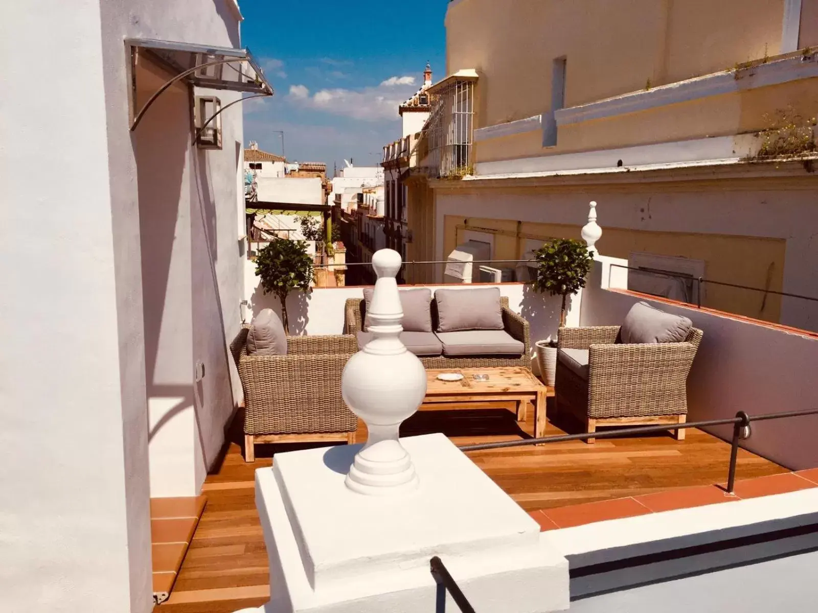 Balcony/Terrace in Basic Hotel Sevilla Catedral