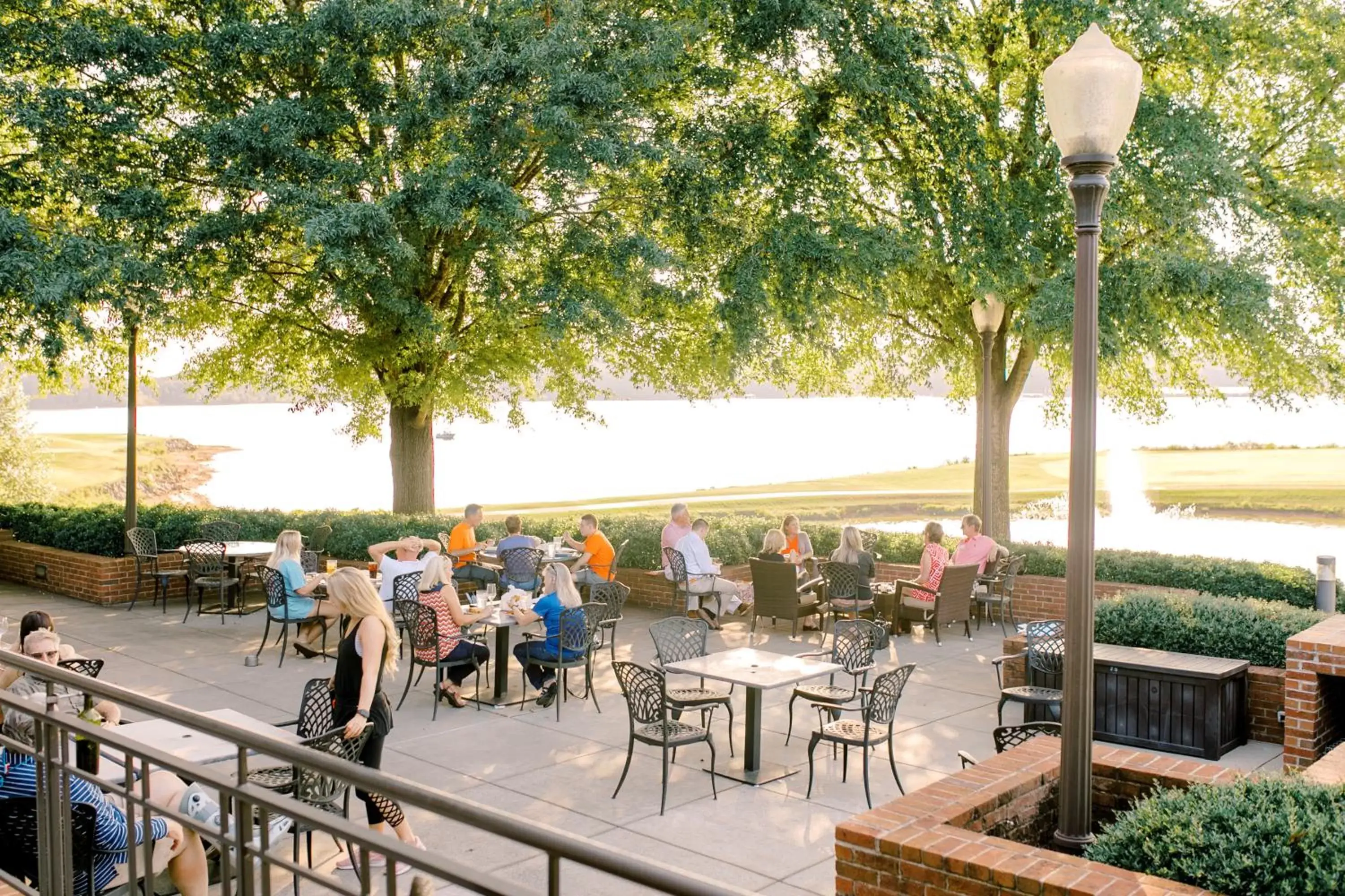 Patio, Restaurant/Places to Eat in James F. Martin Inn