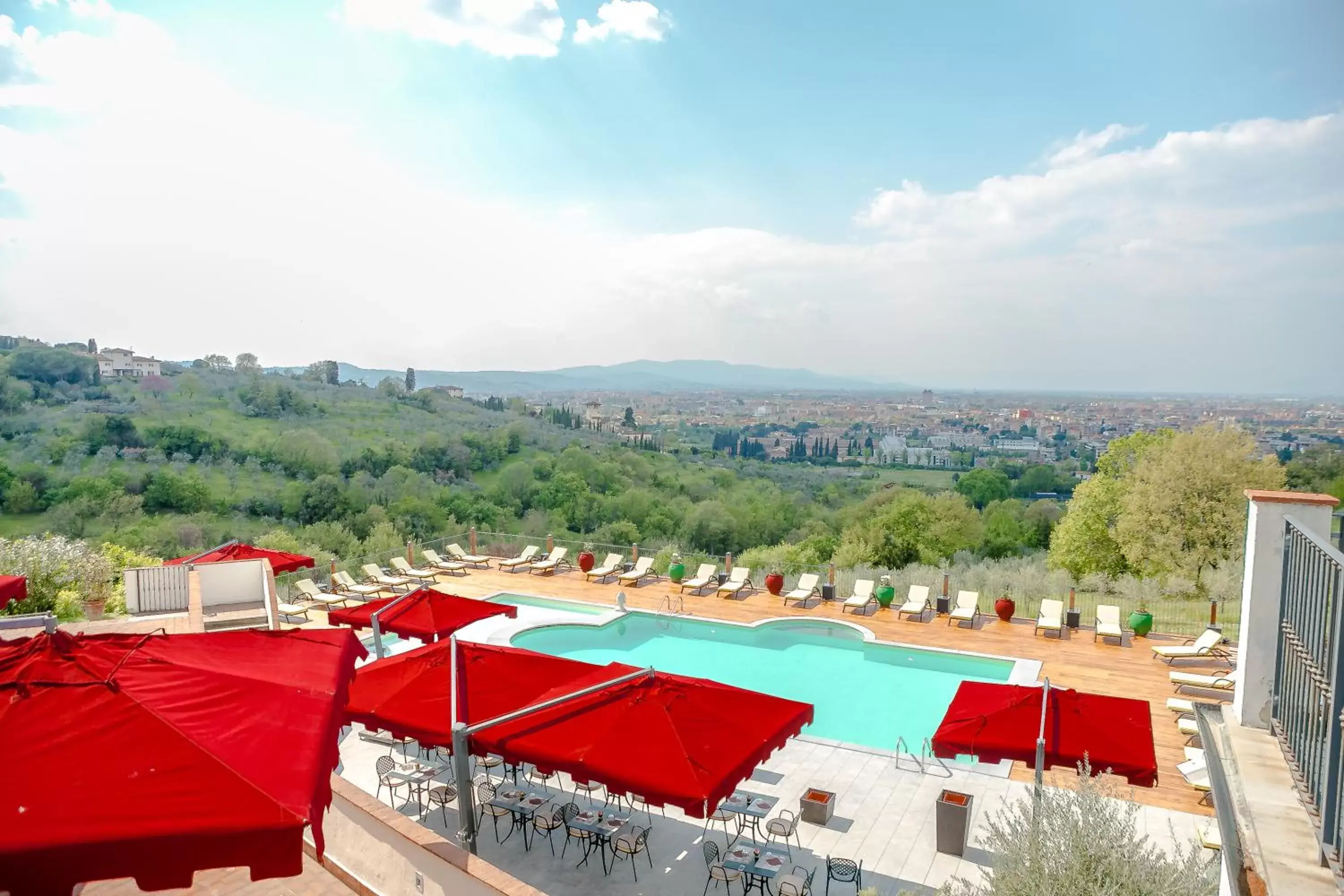 City view, Pool View in Villa Tolomei Hotel & Resort