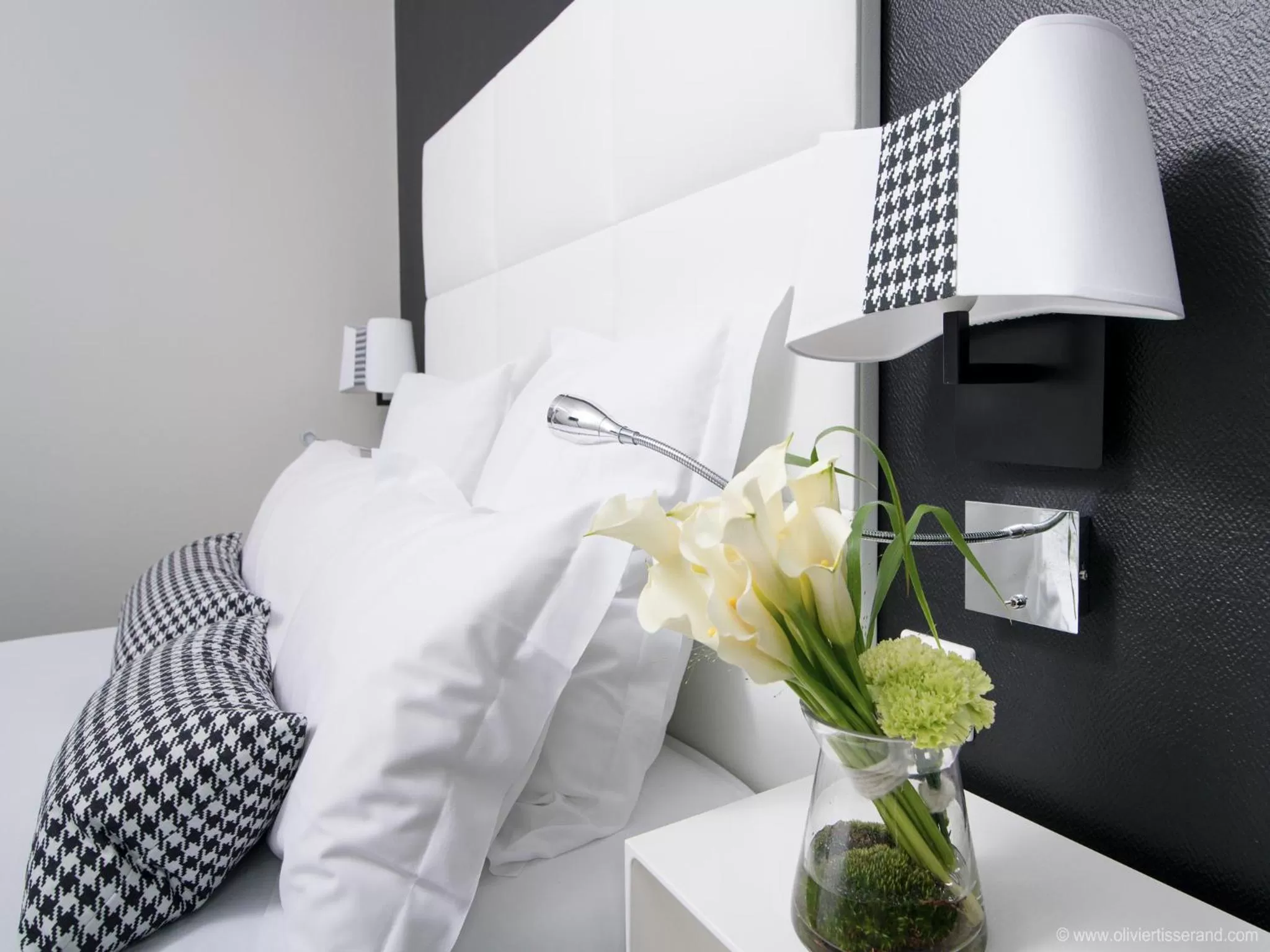 Bedroom, Bed in Hotel Restaurant Les Capucins