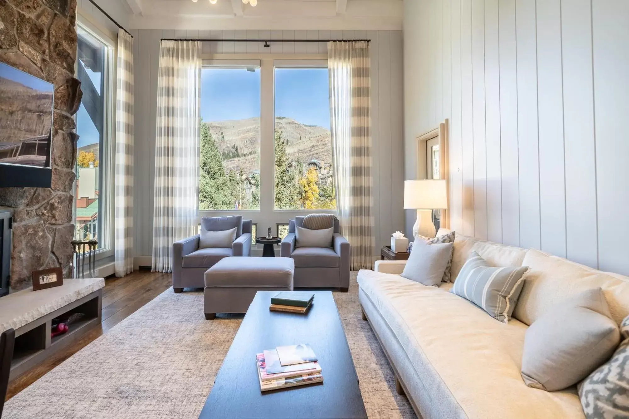 Living room, Seating Area in Lodge at Vail Condominiums