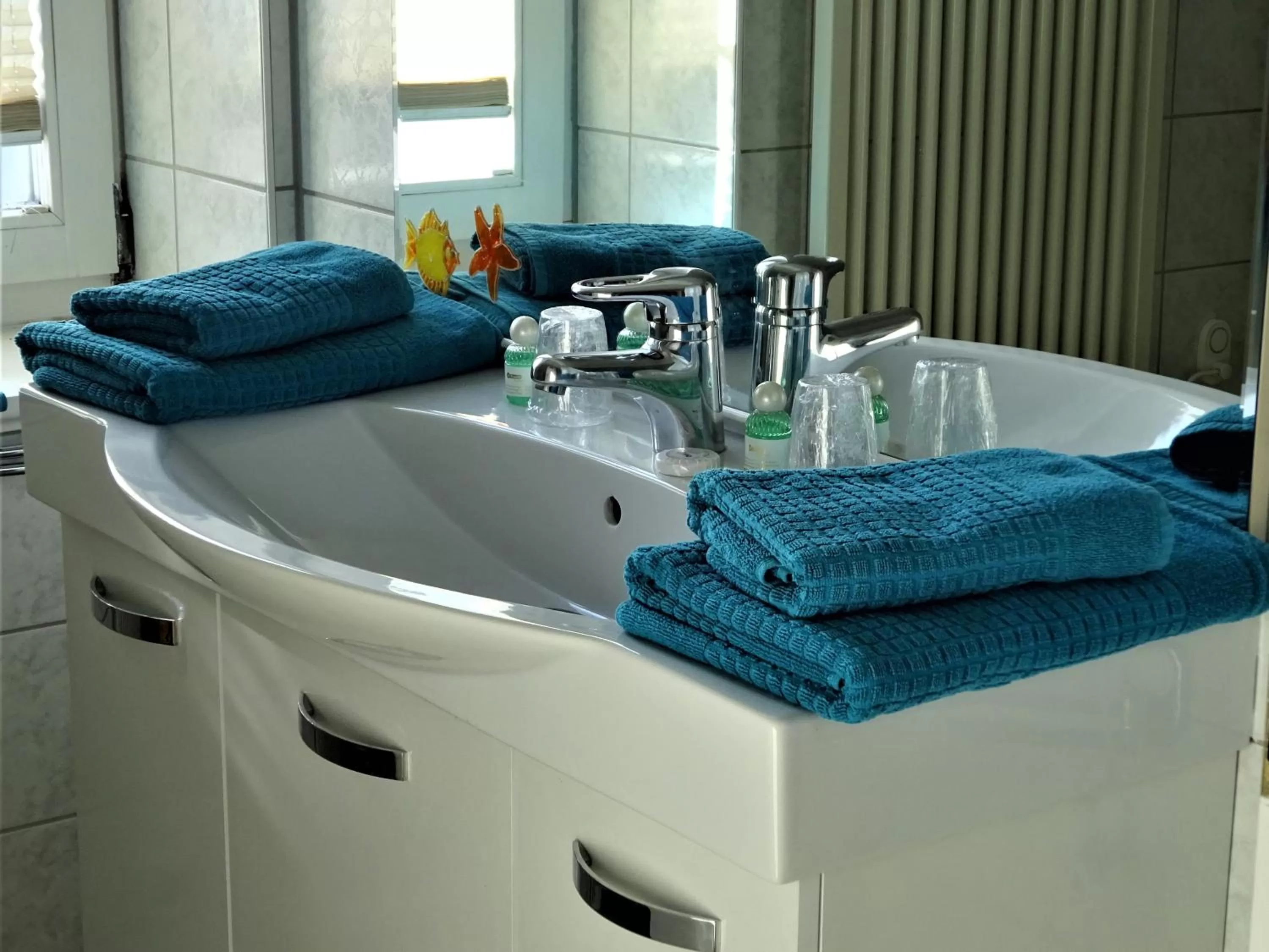 Bathroom in Hotel Pension Zur Fährbrücke