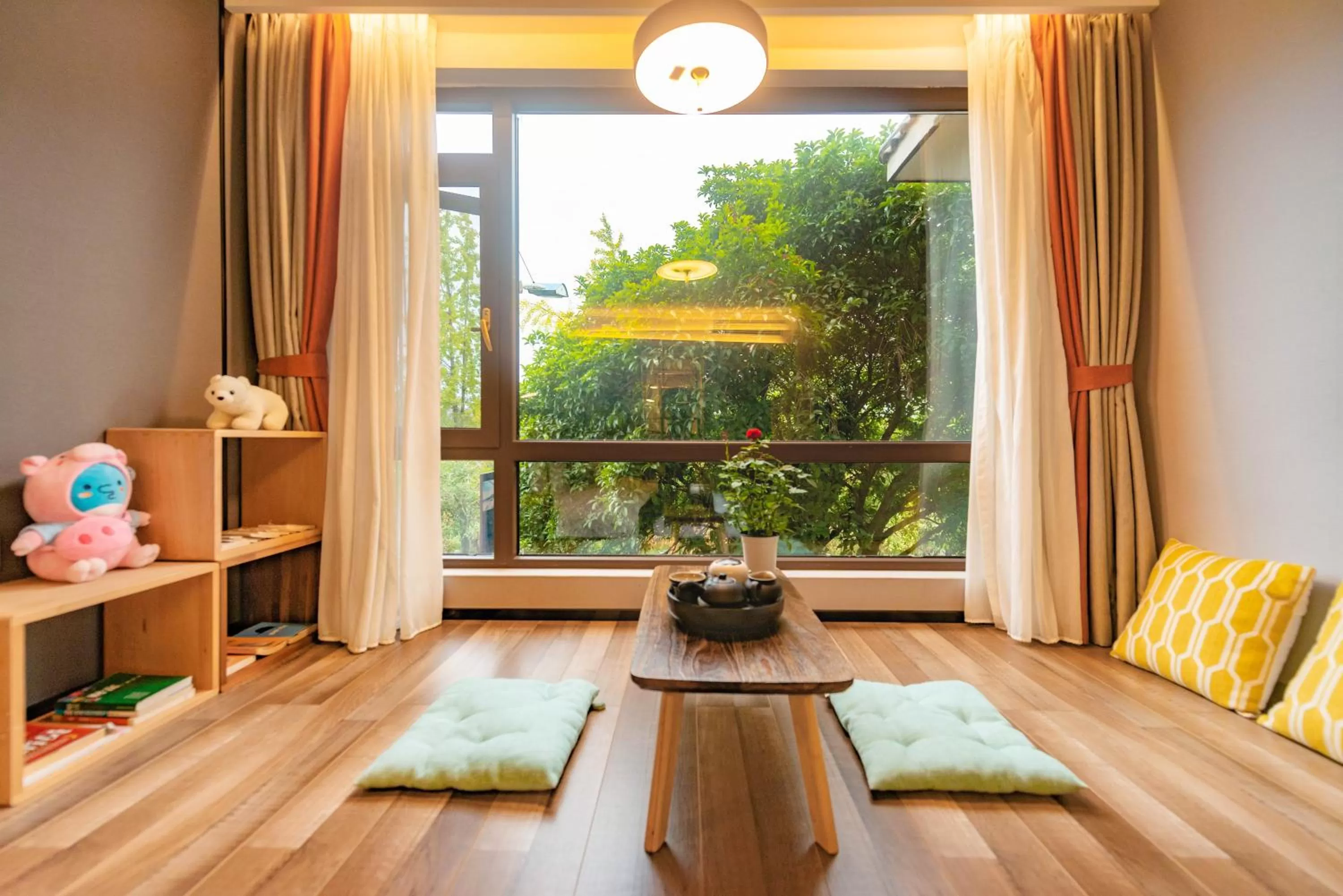 Seating area in Li River Resort Villa Hotel