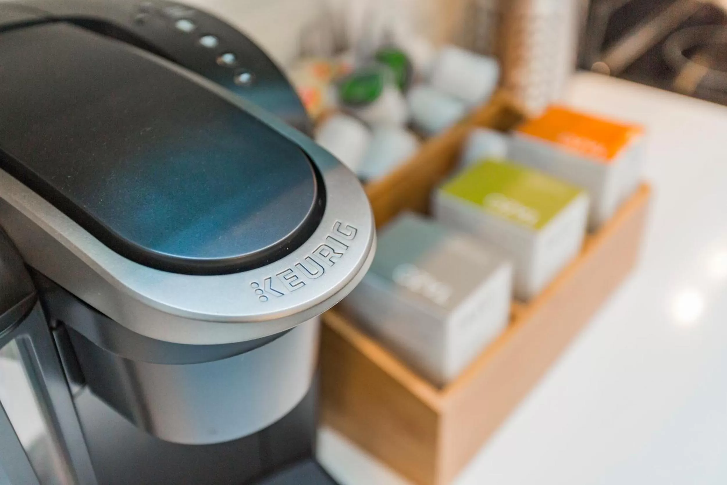 Coffee/tea facilities in Mint House at The Reserve - Nashville