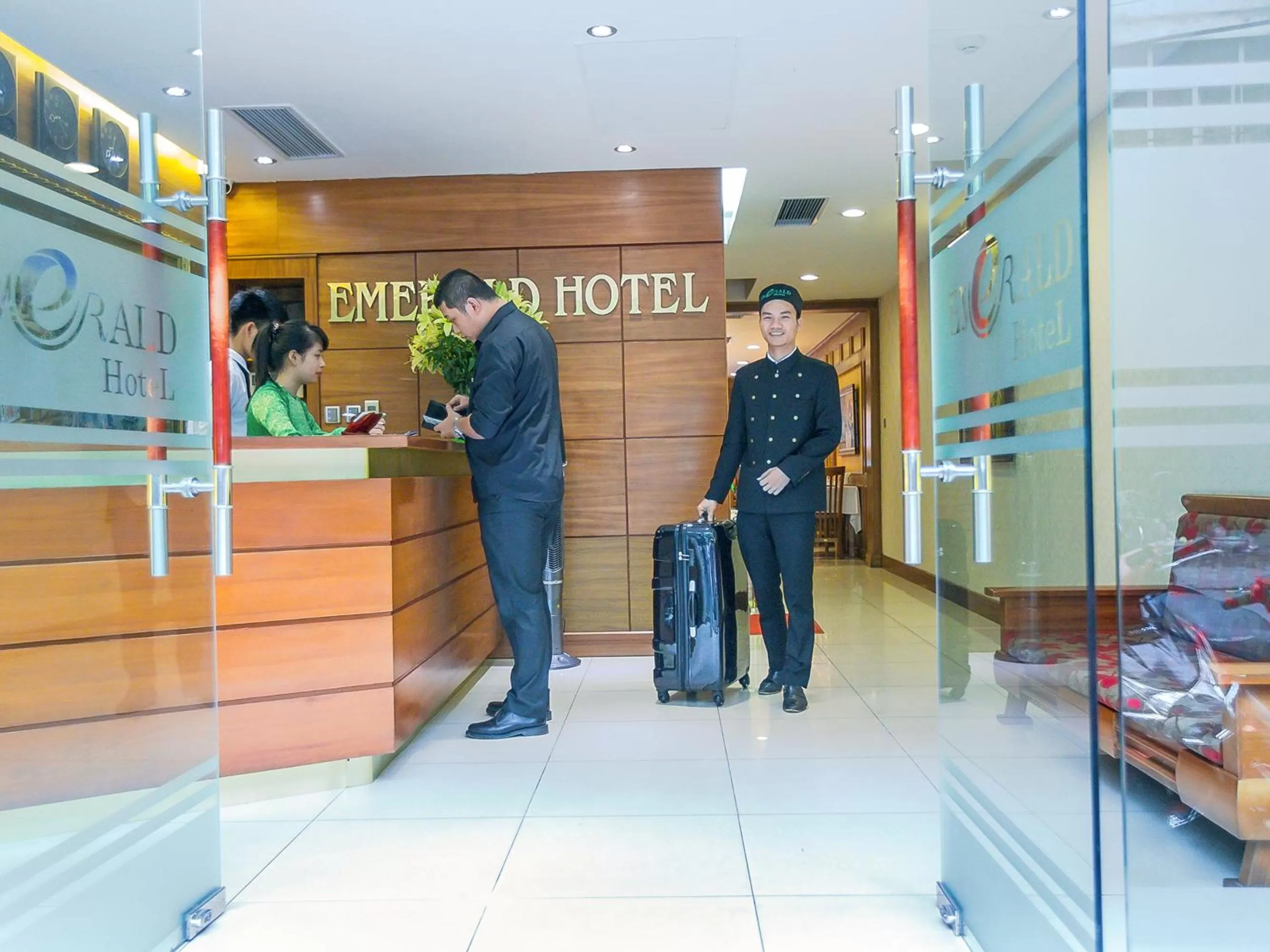 Lobby or reception in Emerald Boutique Hotel