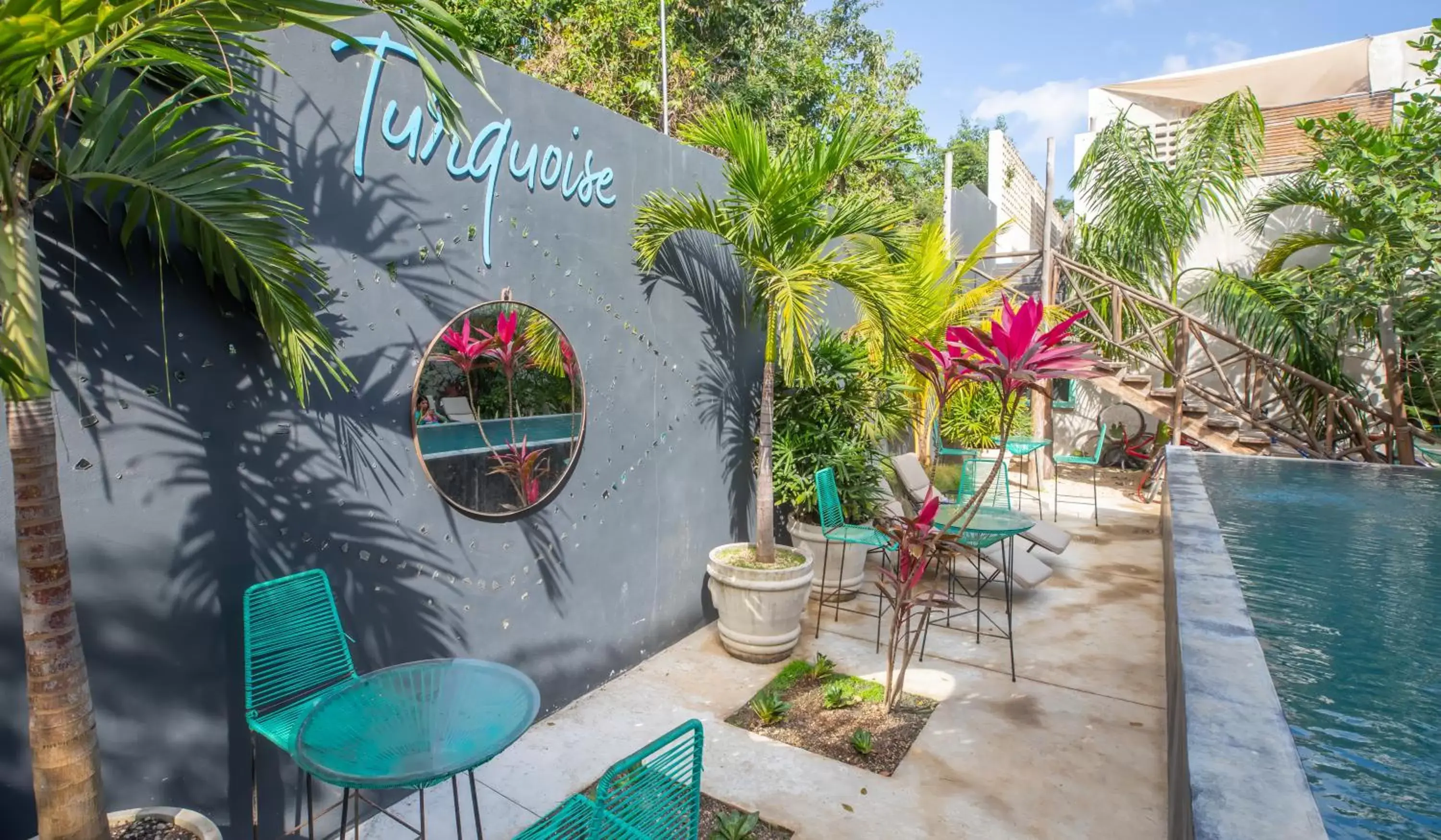 Seating area in Turquoise Tulum Hotel