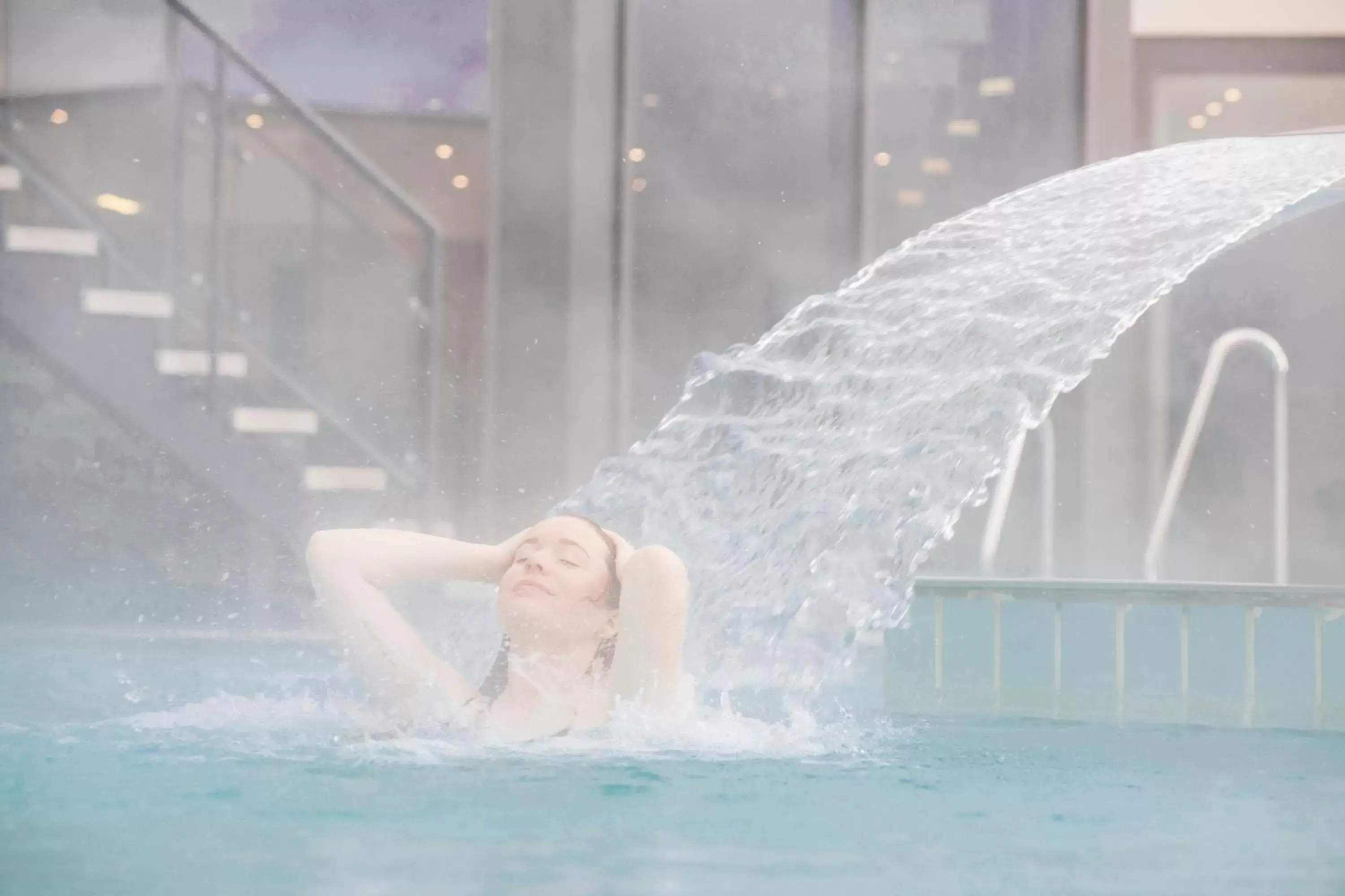 Swimming Pool in Hotel Sonnenhof Lam