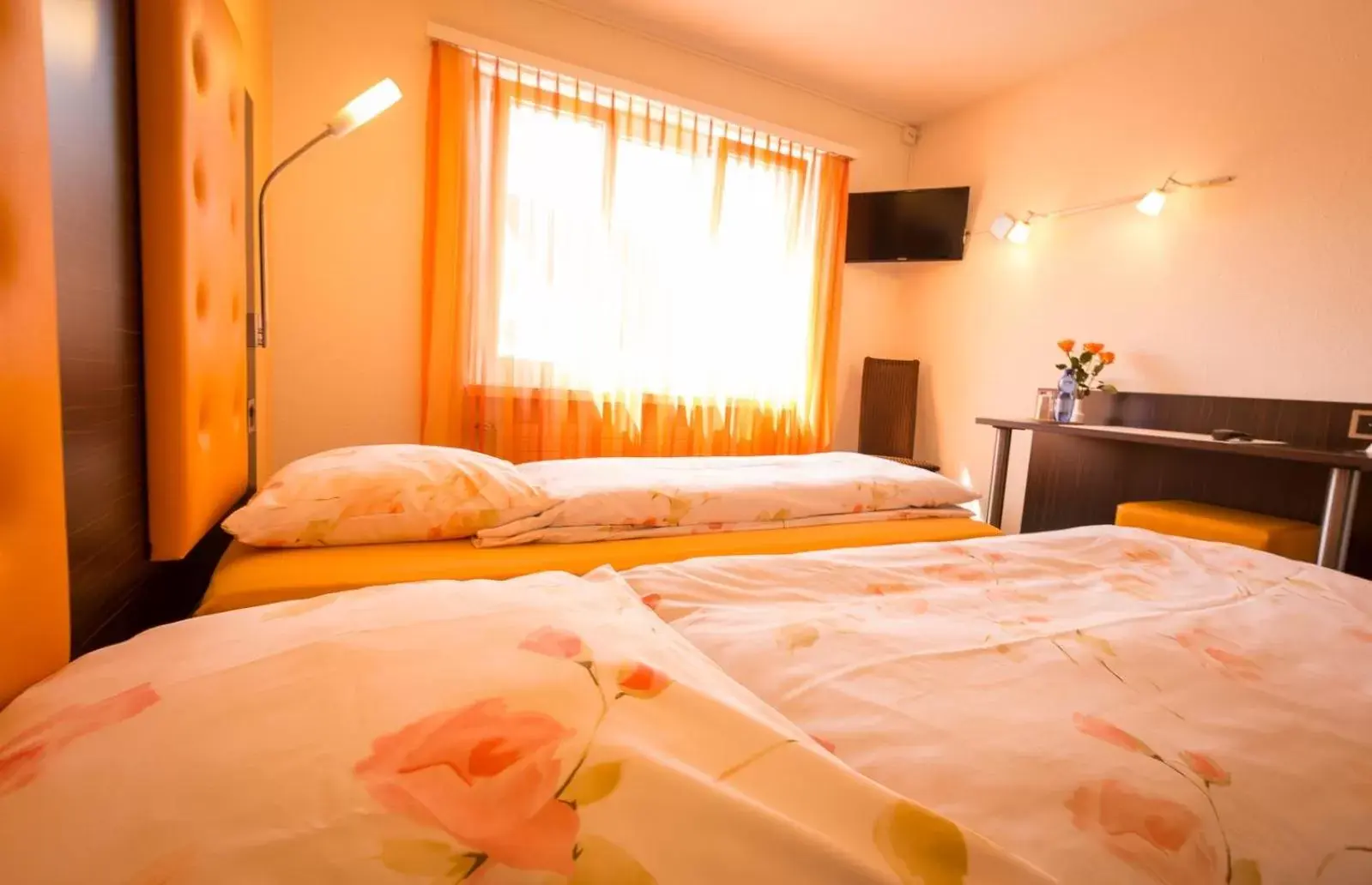 Bed in Hotel Franz Anton