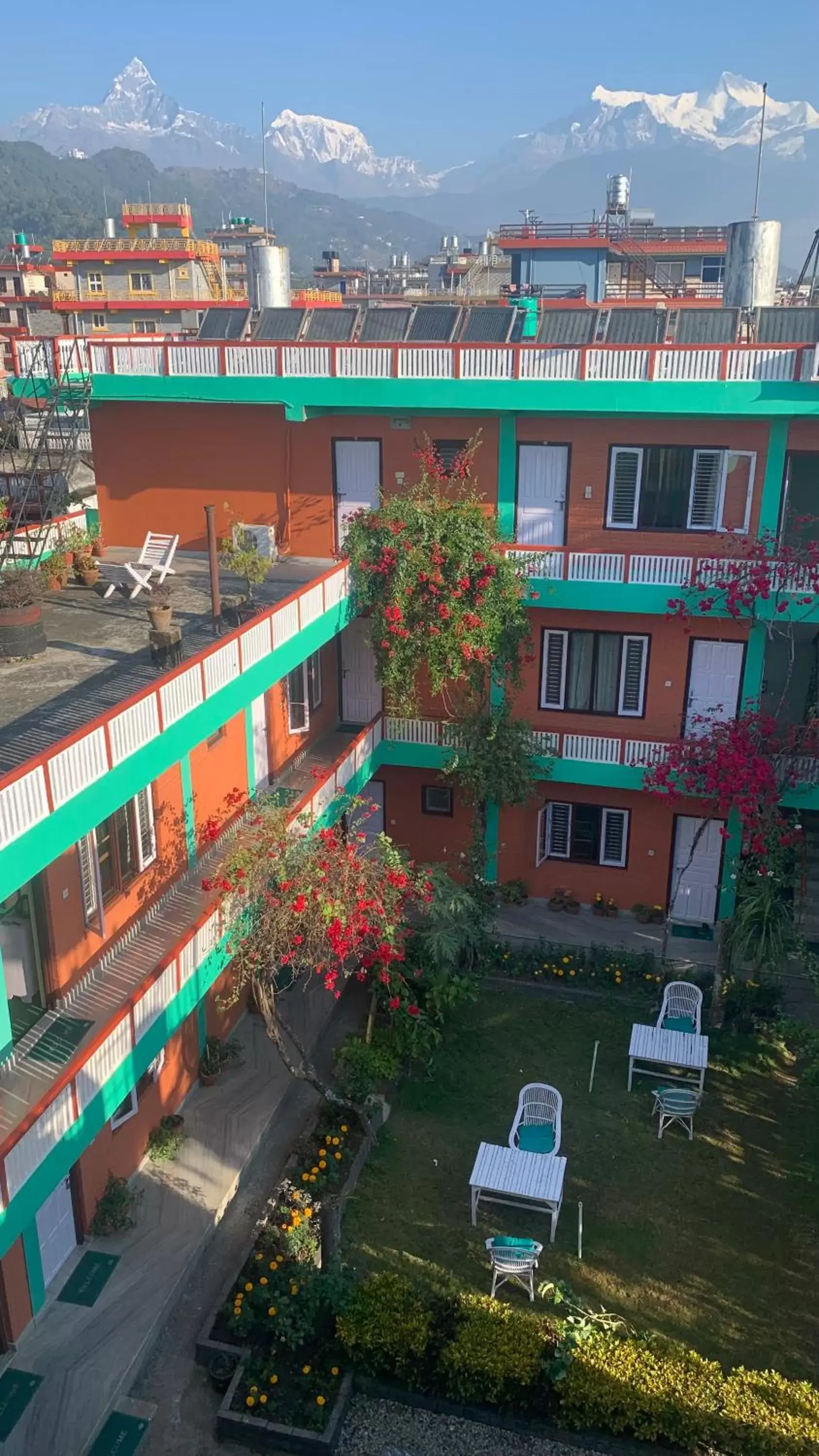 Property building in New Pokhara Lodge - Lakeside, Pokhara Nepal