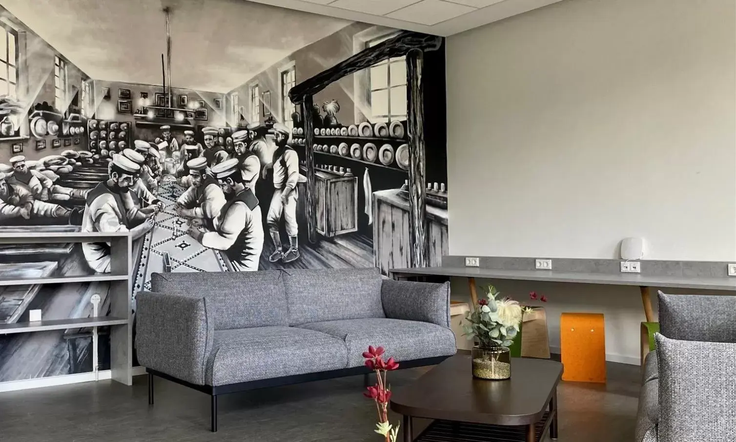 Communal lounge/ TV room, Seating Area in havenhostel Bremerhaven