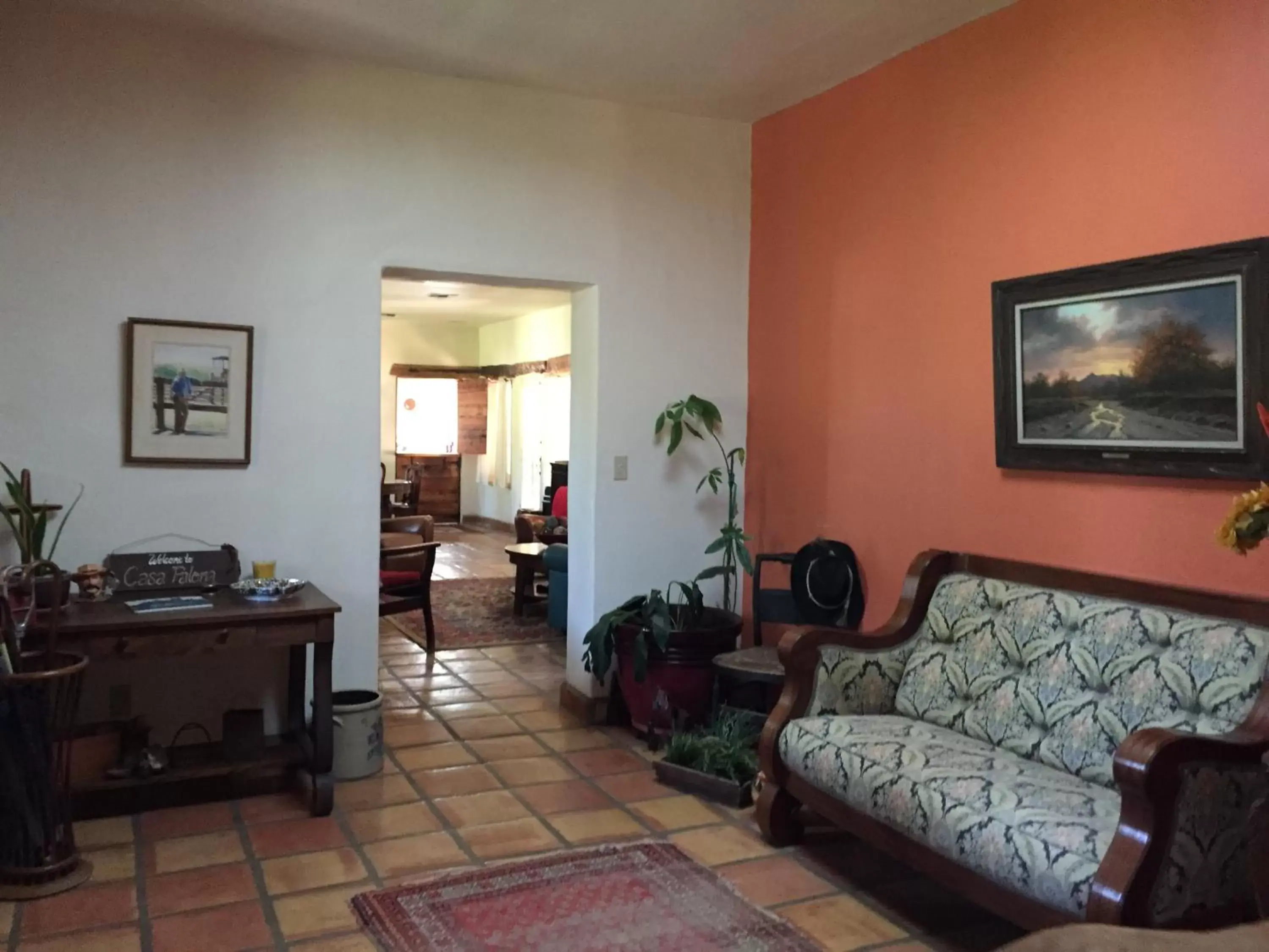 Lobby or reception, Seating Area in Casa Paloma B&B