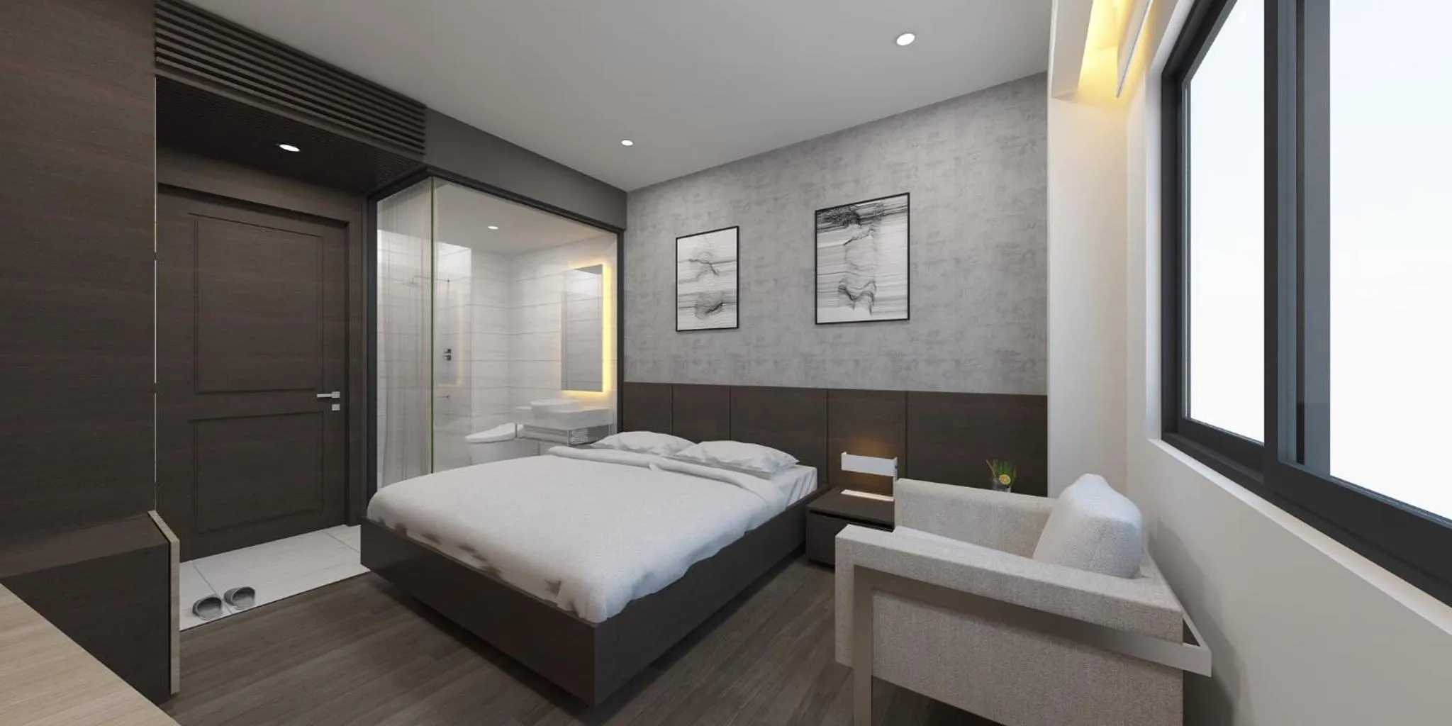 Bed in Golden Nha Trang Hotel