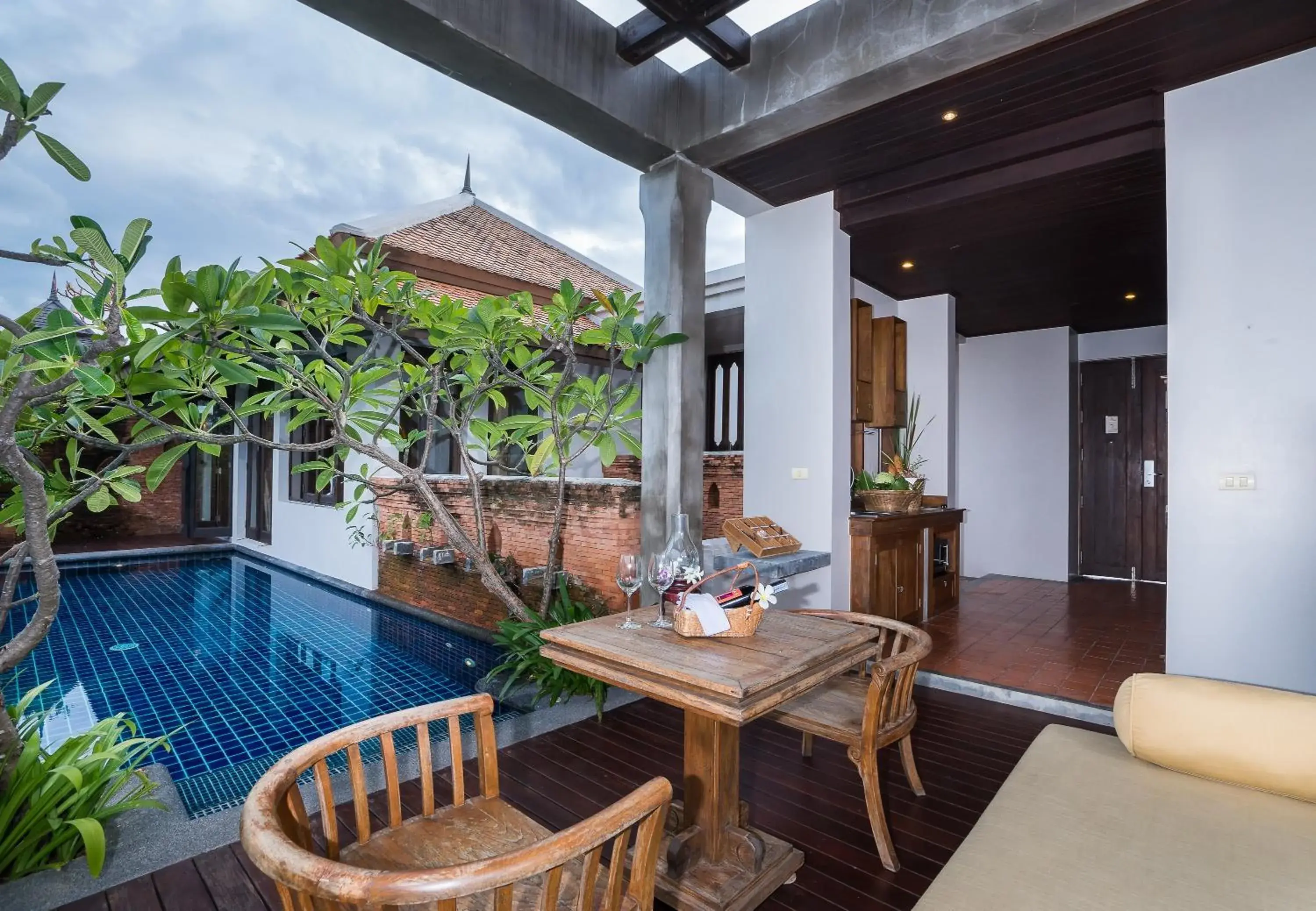 Balcony/Terrace, Swimming Pool in Royal Muang Samui Villas - SHA Extra Plus