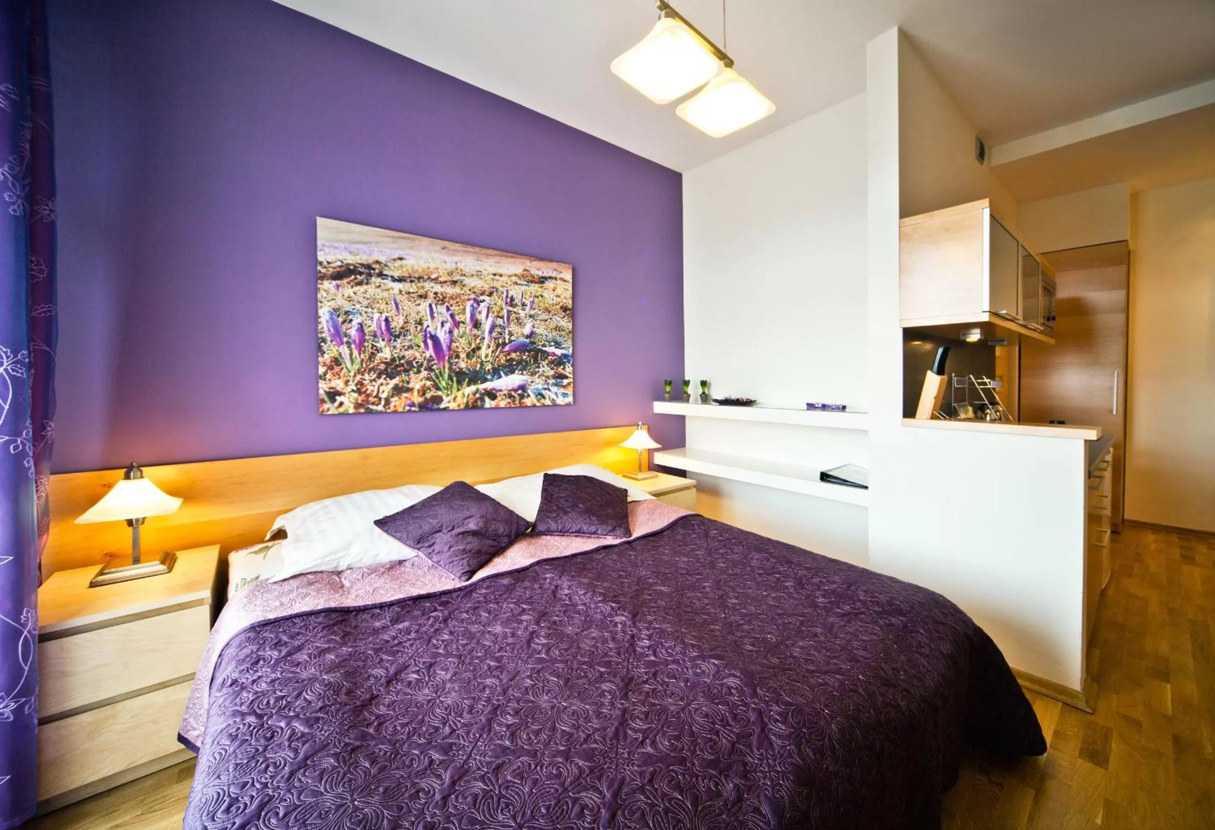 Bed in 4Seasons﻿ Apartments Cracow