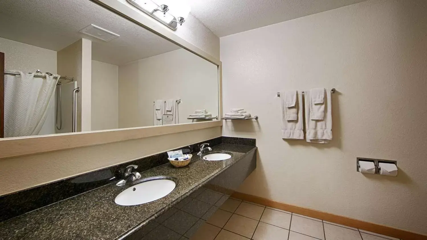 Bathroom in Best Western Lake Lucille Inn