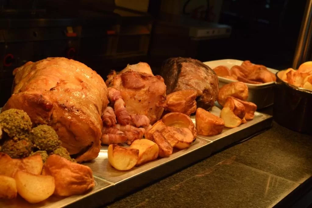 Food close-up, Food in Babbacombe Royal Hotel and Carvery