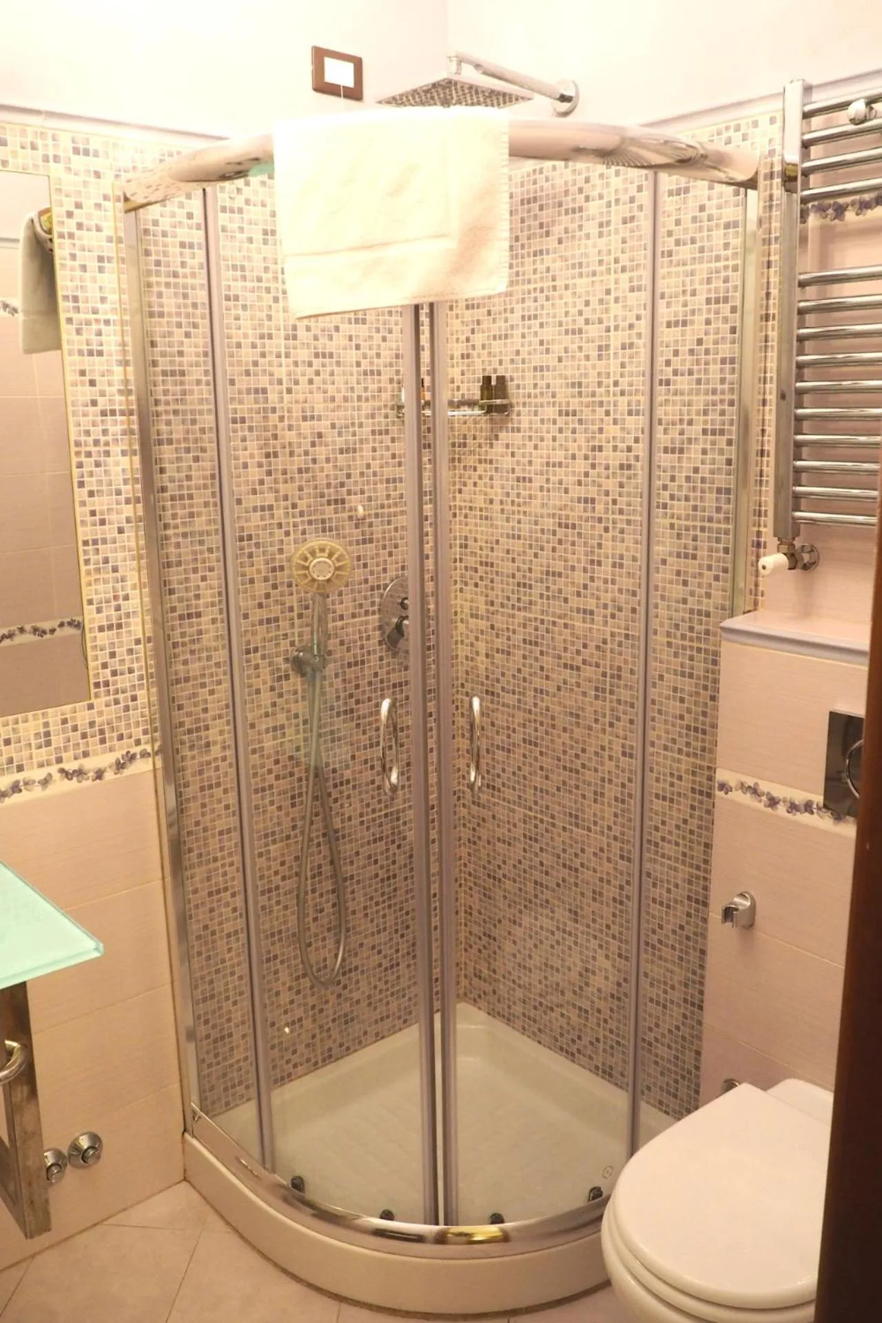 Shower in Hotel Ester
