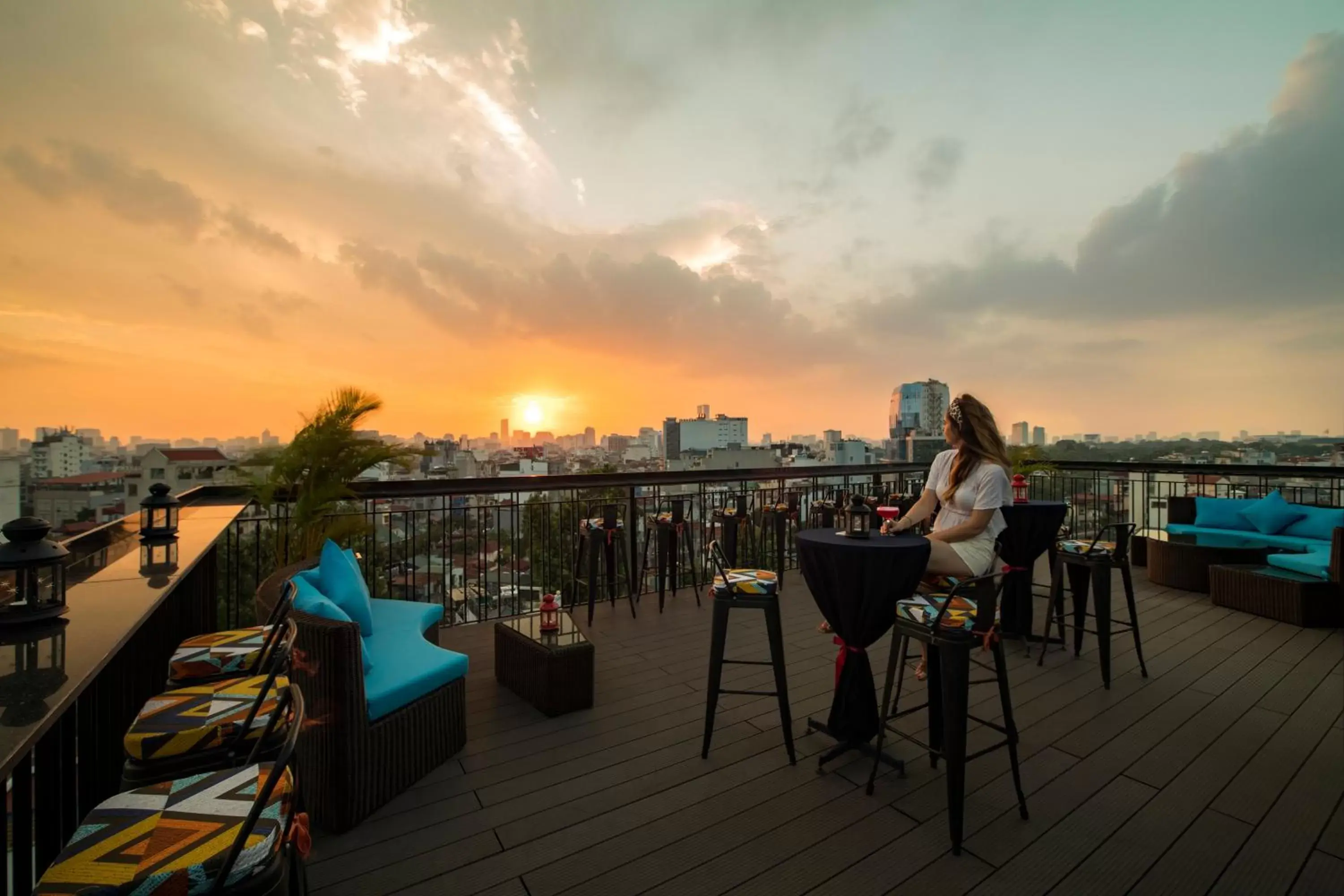 Balcony/Terrace, Sunrise/Sunset in Acoustic Hotel & Spa