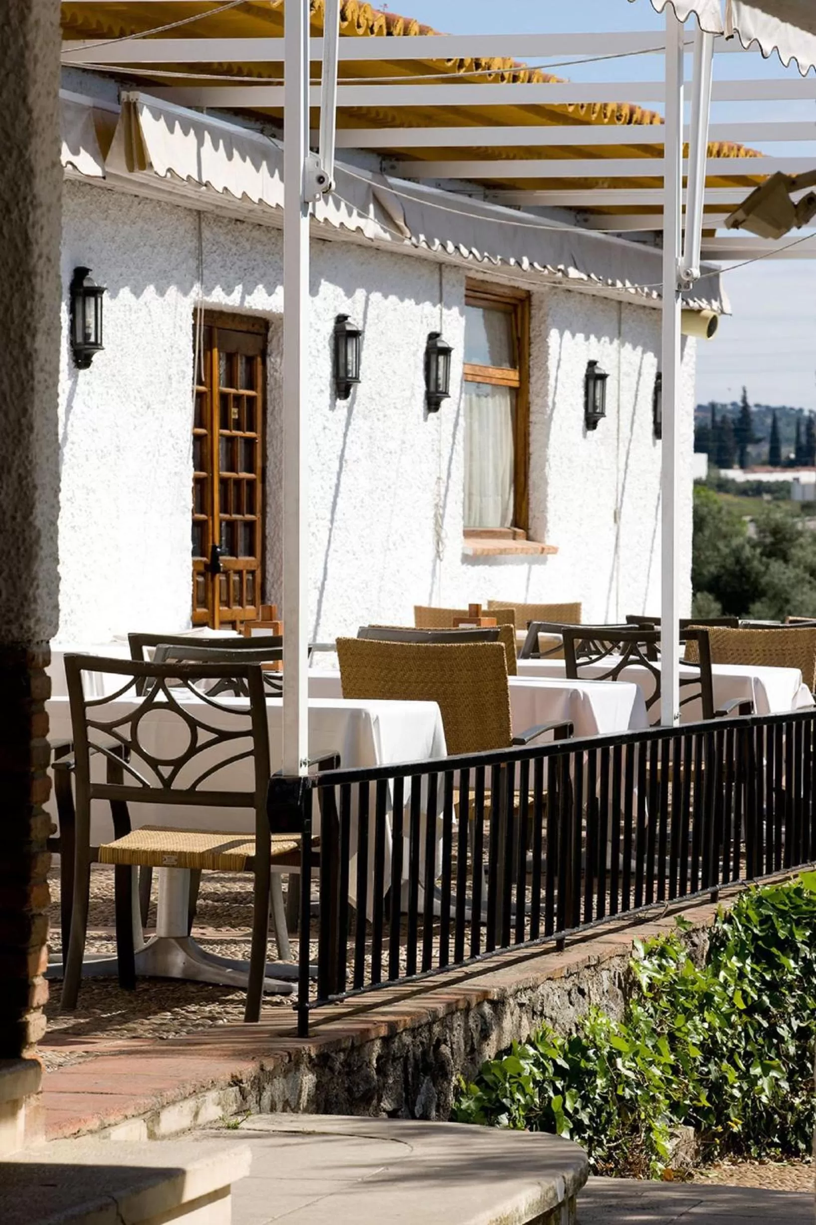 Patio in Hotel la Perdiz