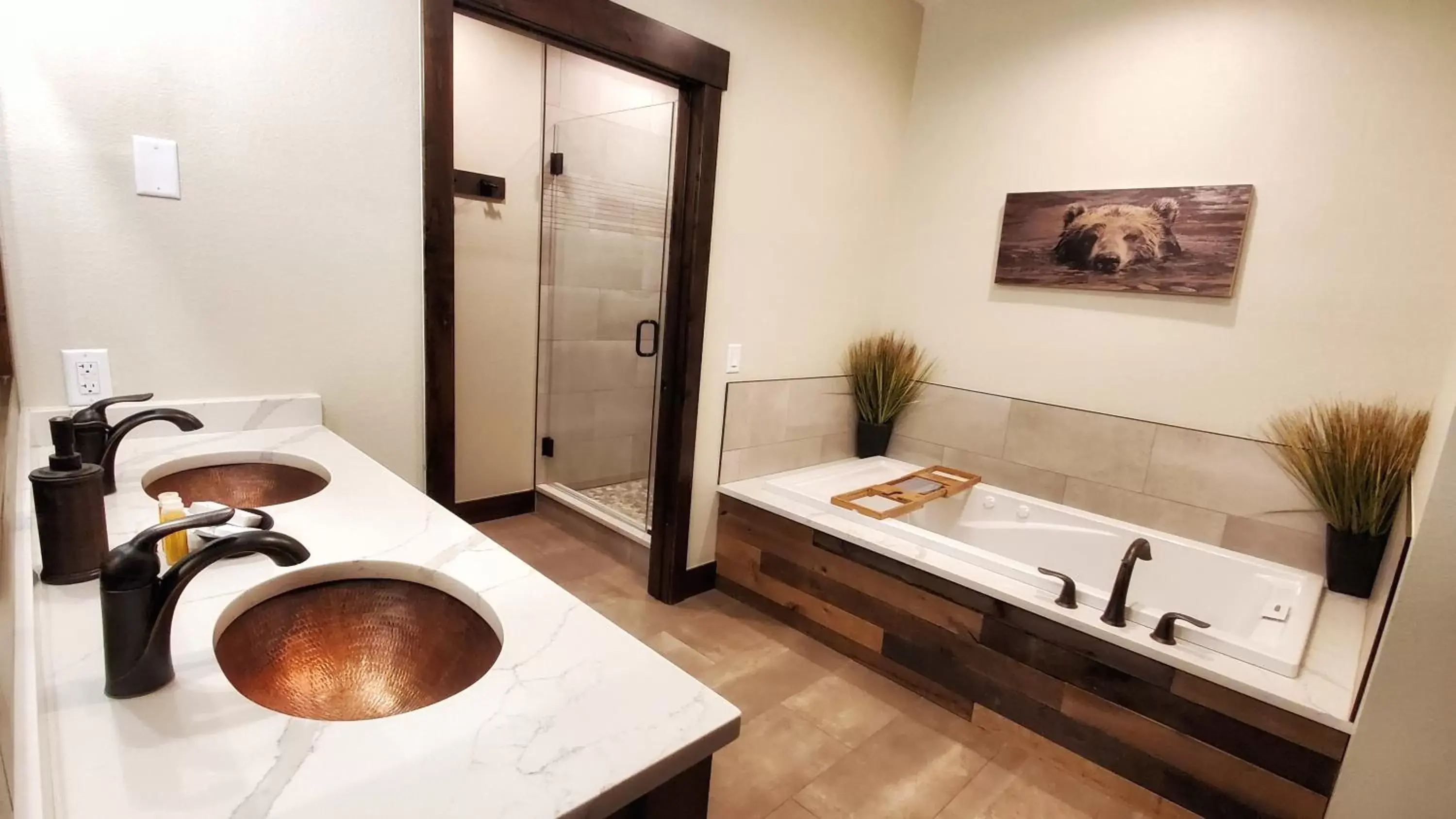 Bathroom in The Inn on Fall River & Fall River Cabins