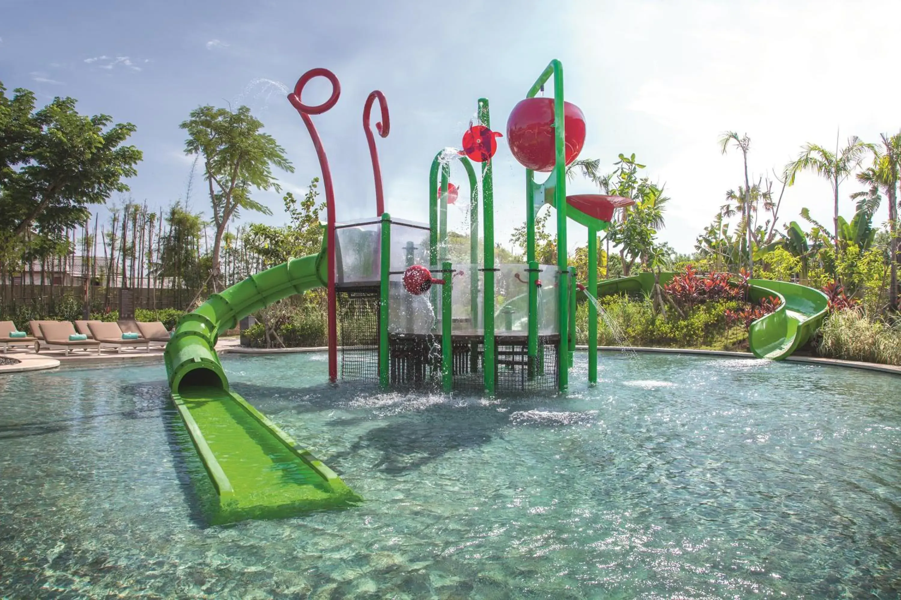 Aqua park, Children's Play Area in Mövenpick Resort & Spa Jimbaran Bali