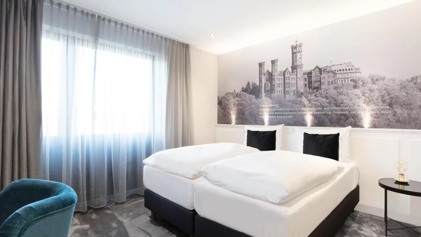 Bed in Hotel Huss Limburg