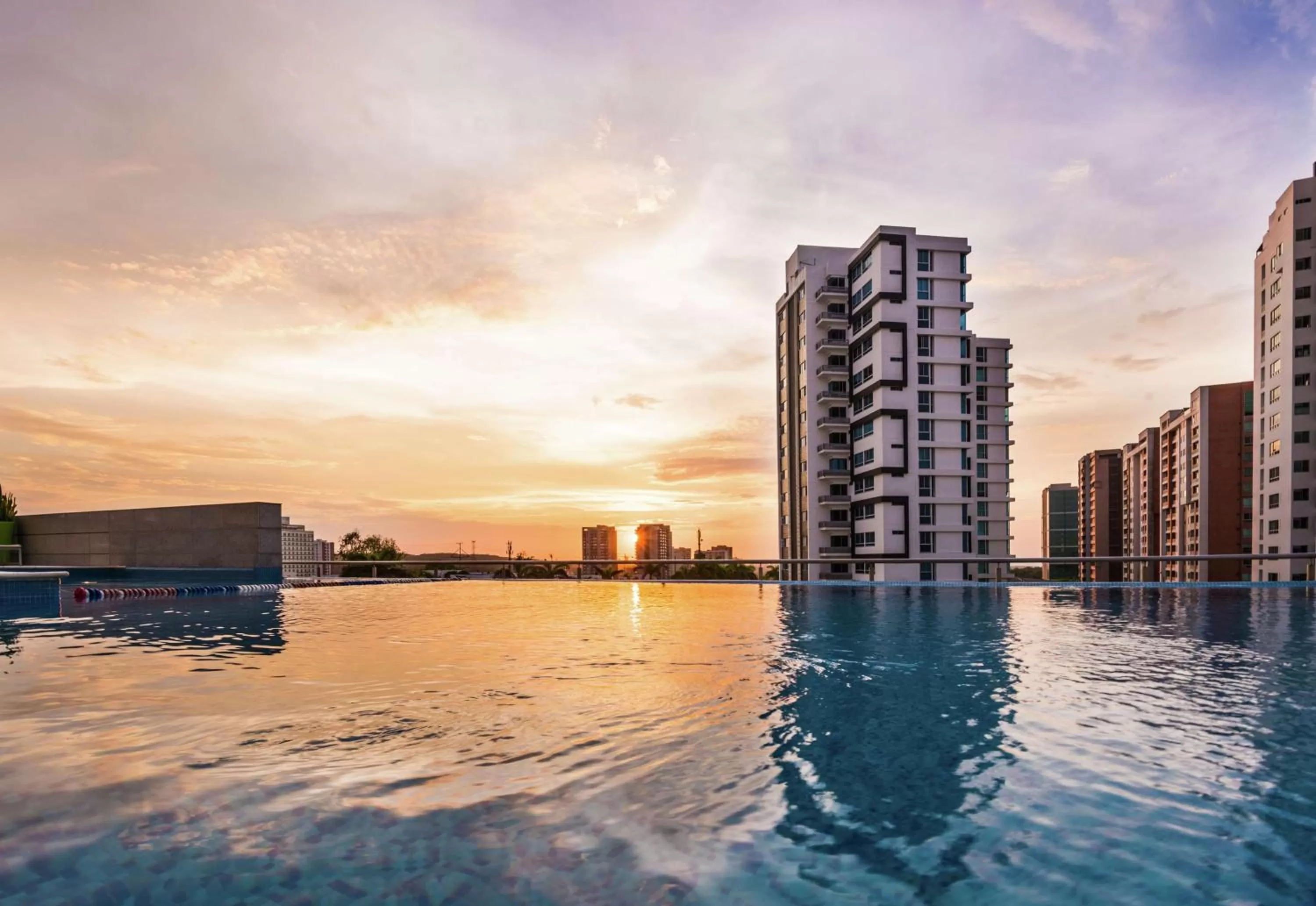 City view in Hilton Garden Inn Barranquilla