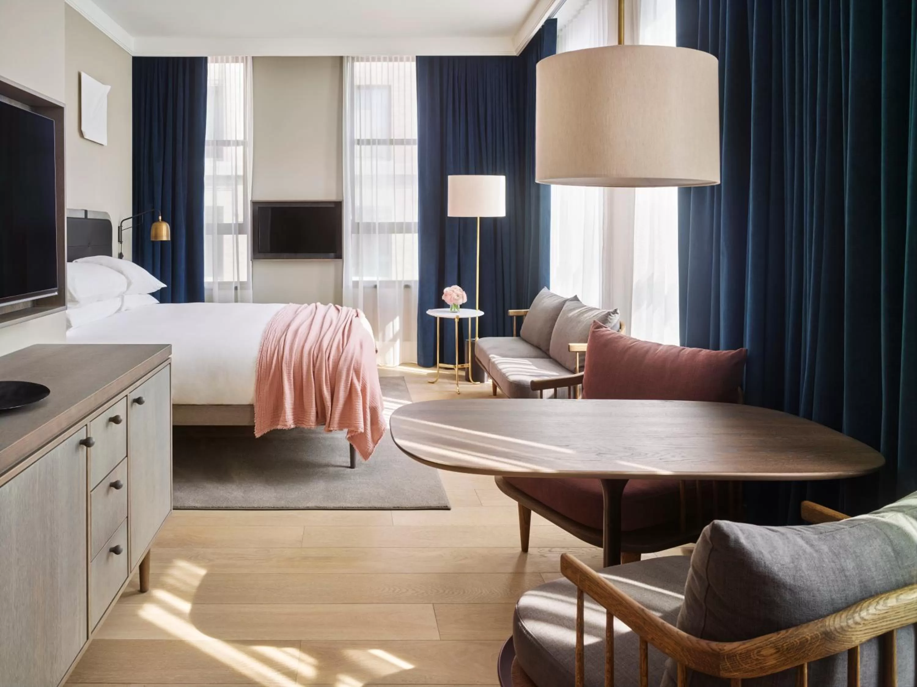 Living room in 11 Howard, New York, a Member of Design Hotels
