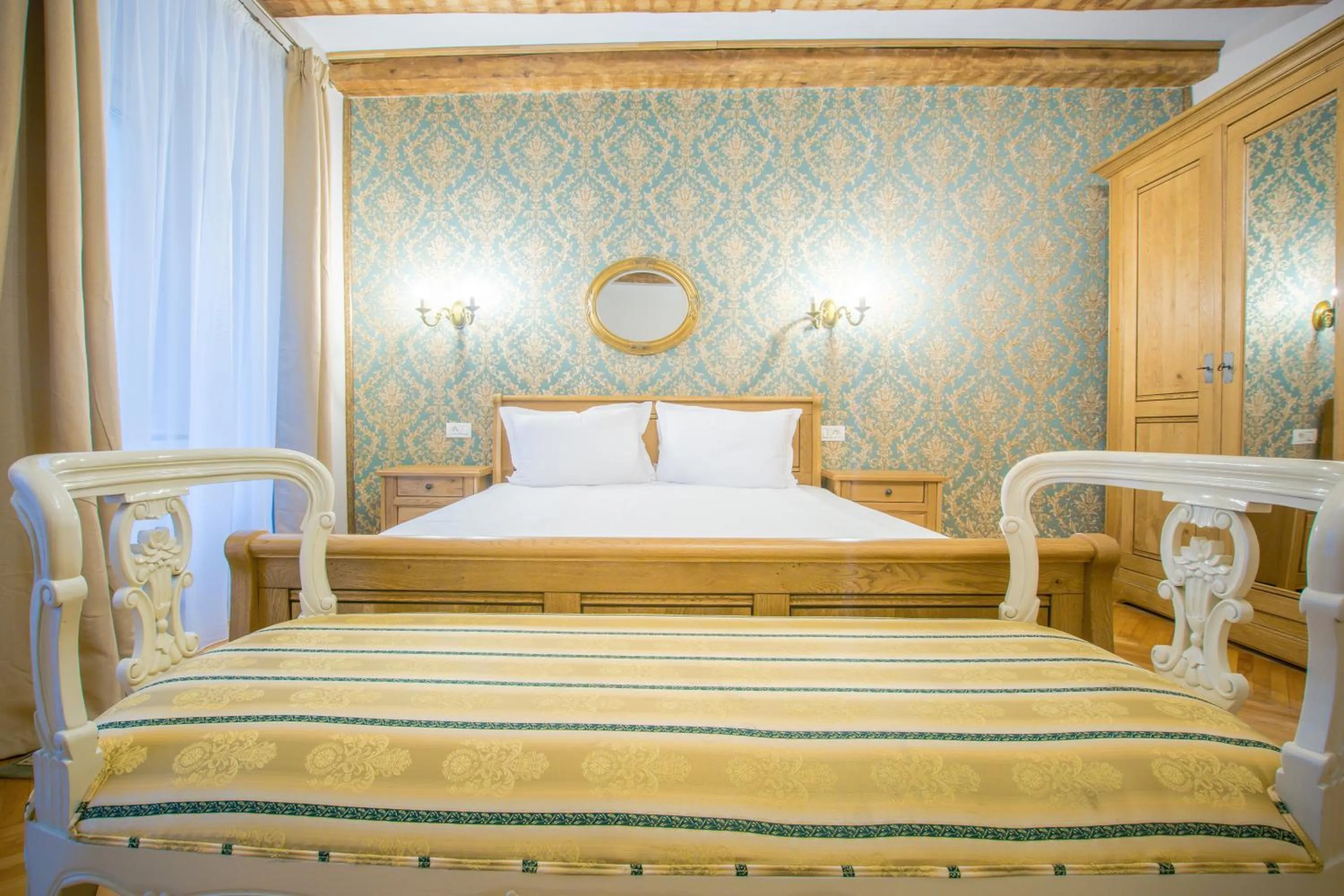 Bedroom, Bed in Safrano Palace