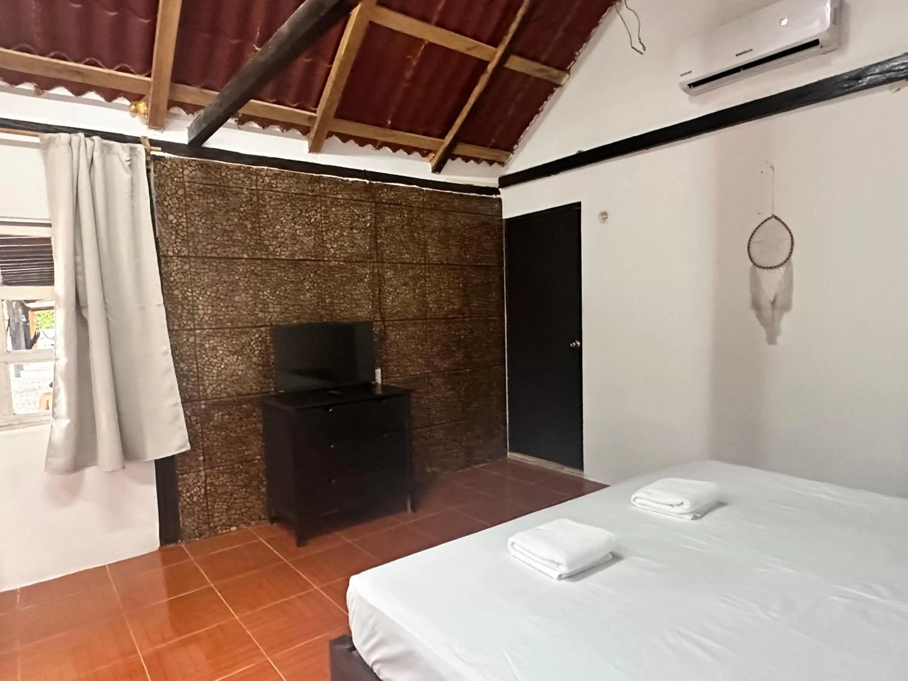 Bed in Hotel Bacalar Sunshine