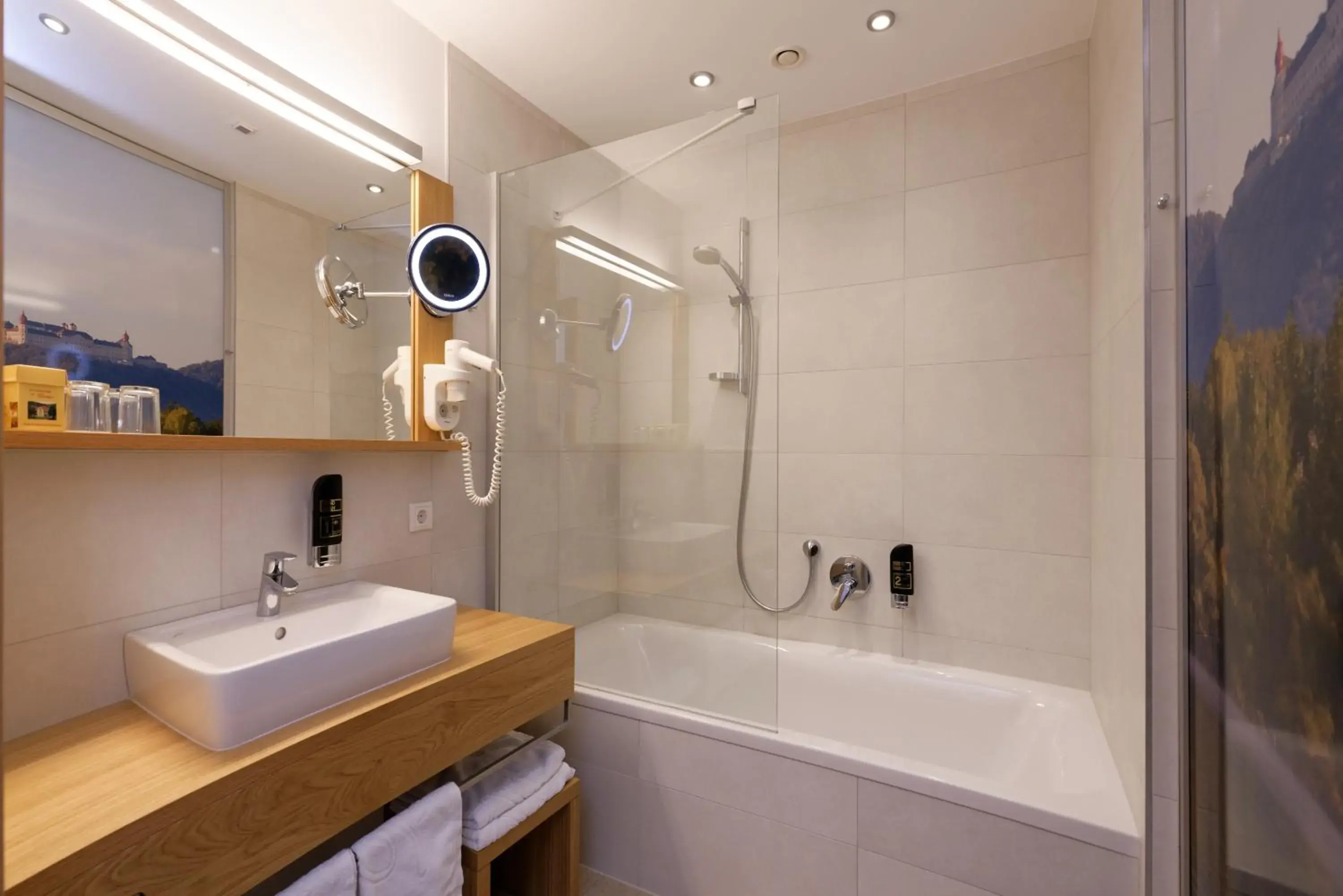 Bath, Bathroom in Hotel Donauhof
