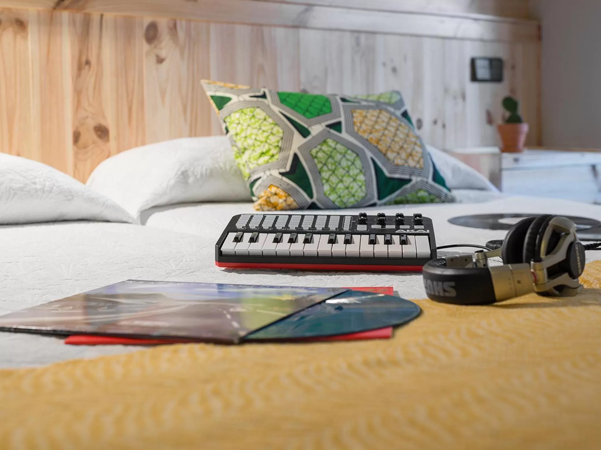 Decorative detail, Bed in Hotel San Miguel