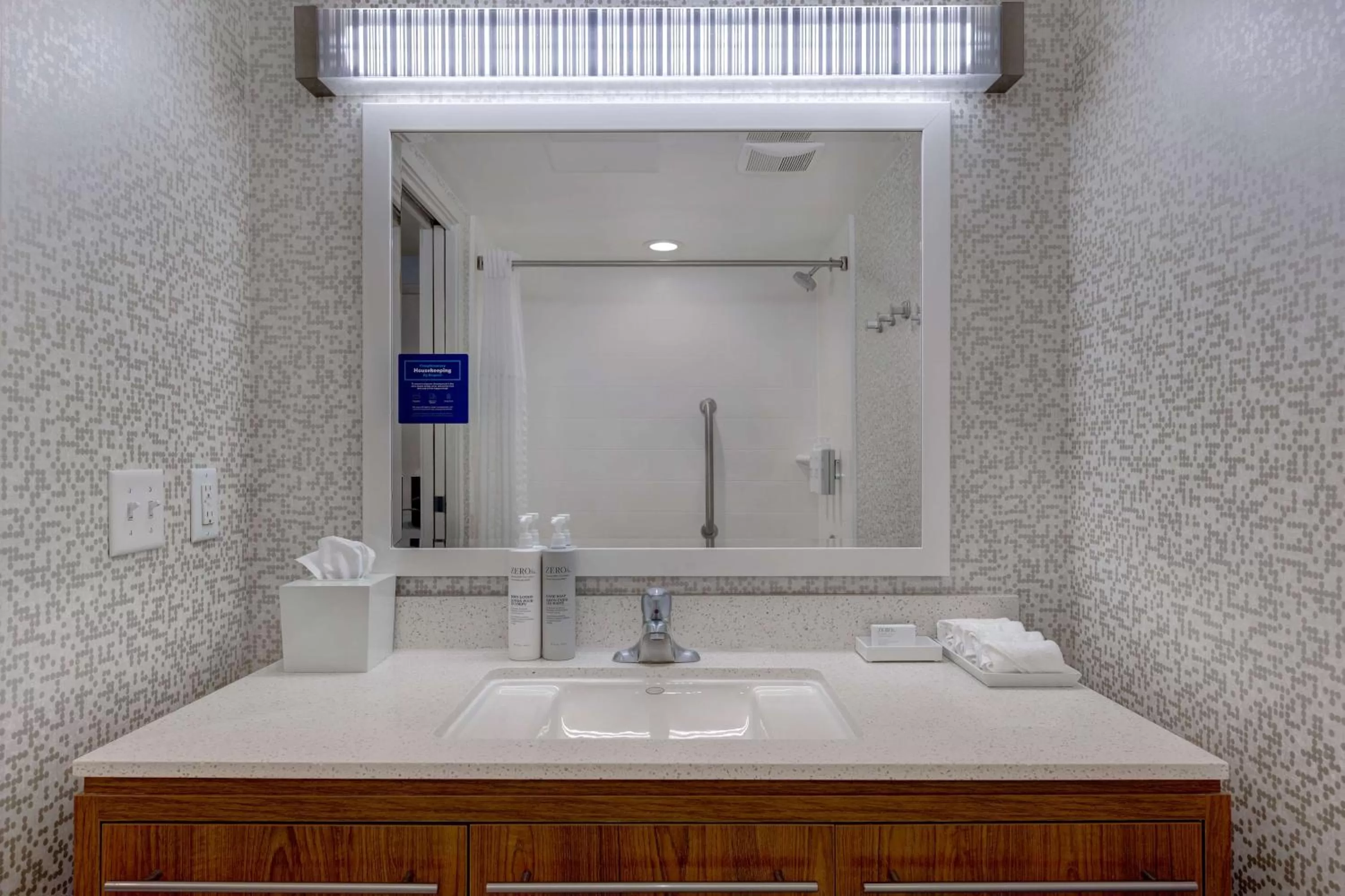 Bathroom in Home2 Suites by Hilton Orlando International Drive South - Free Shuttle to Theme Parks