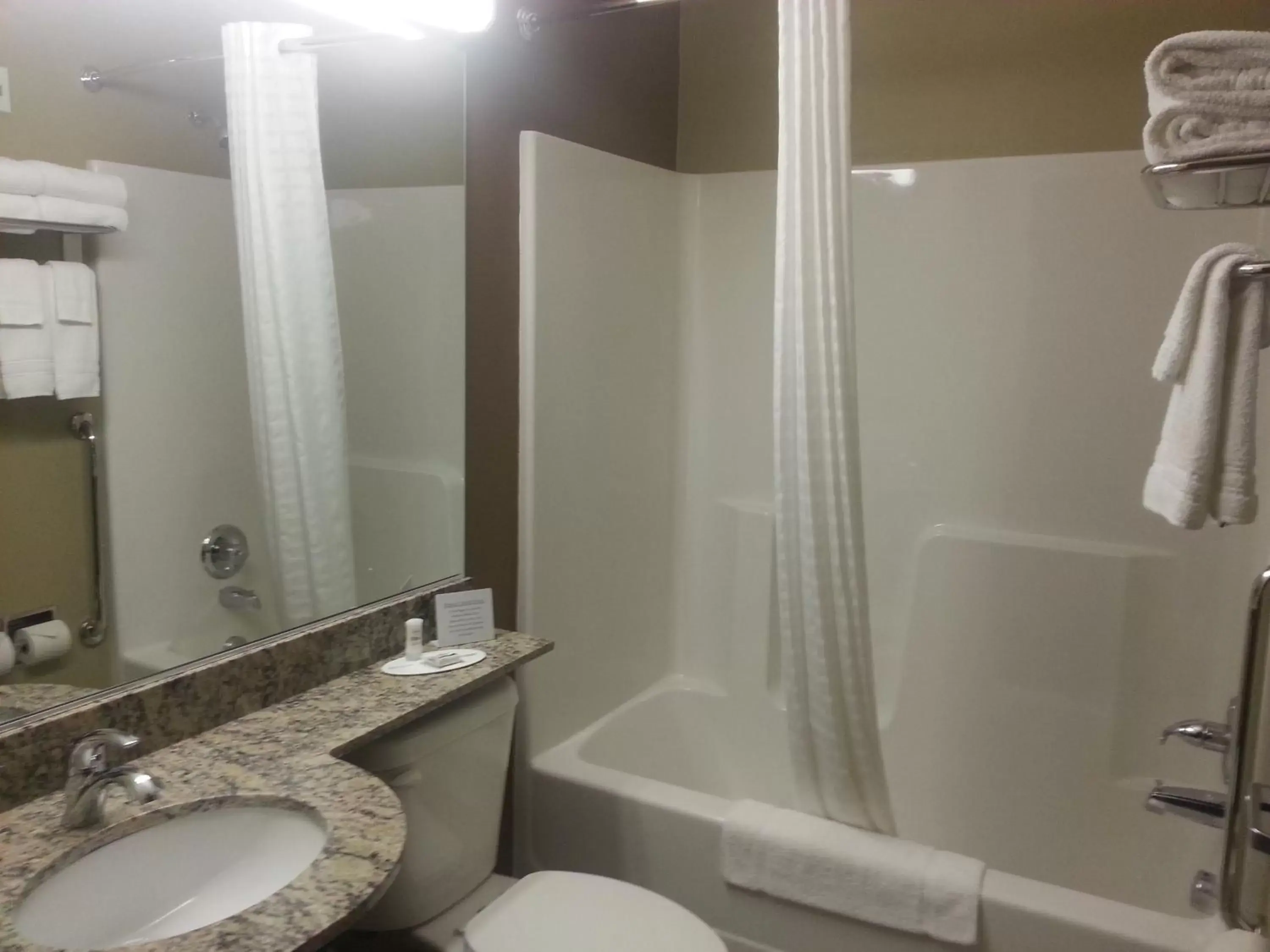 Bathroom in Microtel Inn and Suites Carrollton