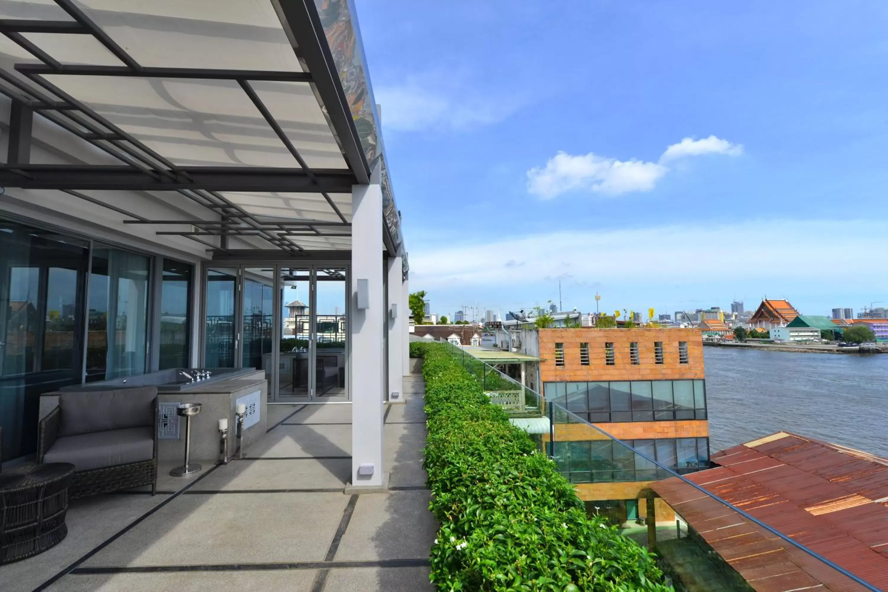 Balcony/Terrace, Patio/Outdoor Area in Riva Arun Bangkok - SHA Extra Plus