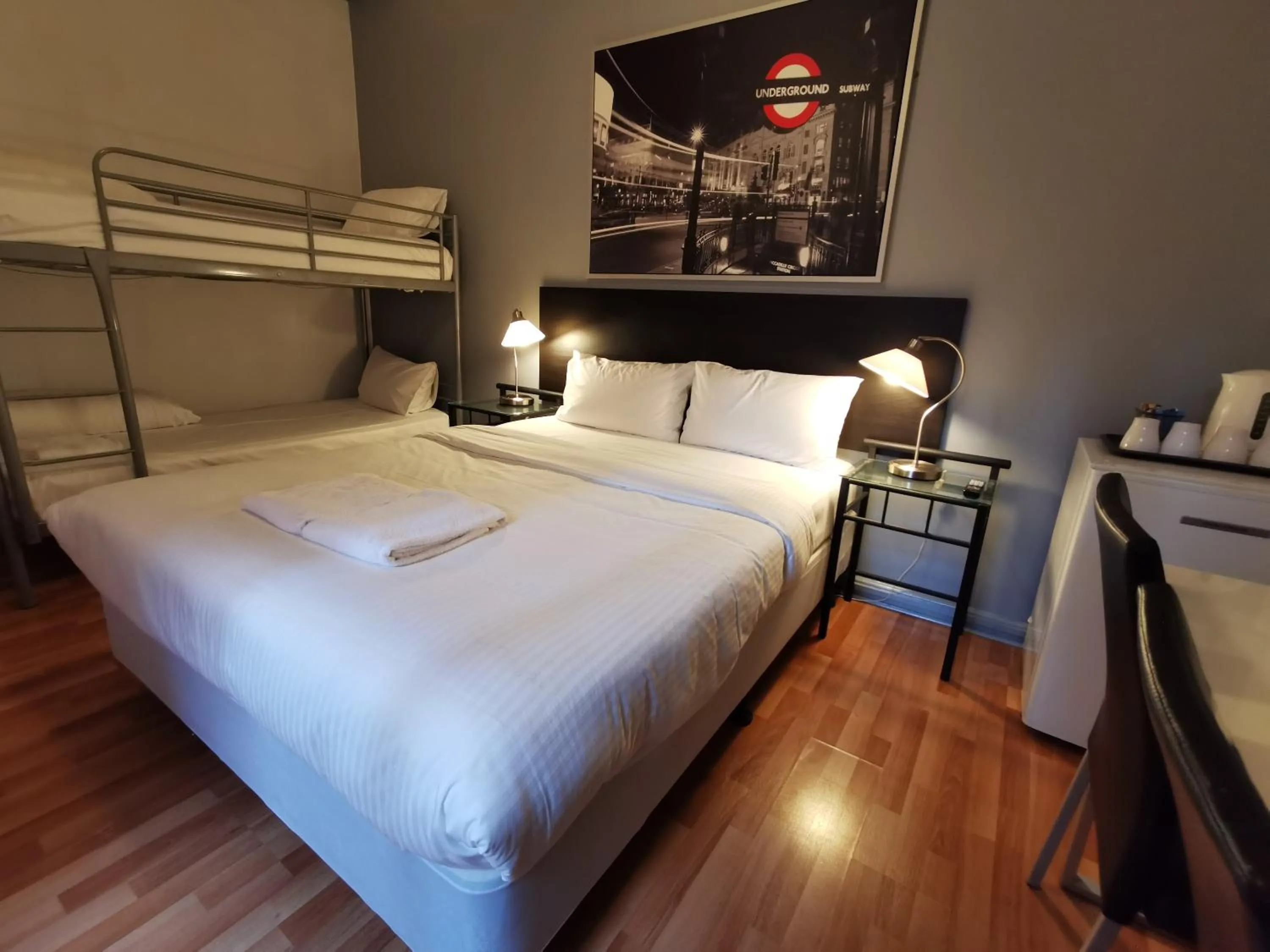 Photo of the whole room, Bed in City Centre Budget Hotel