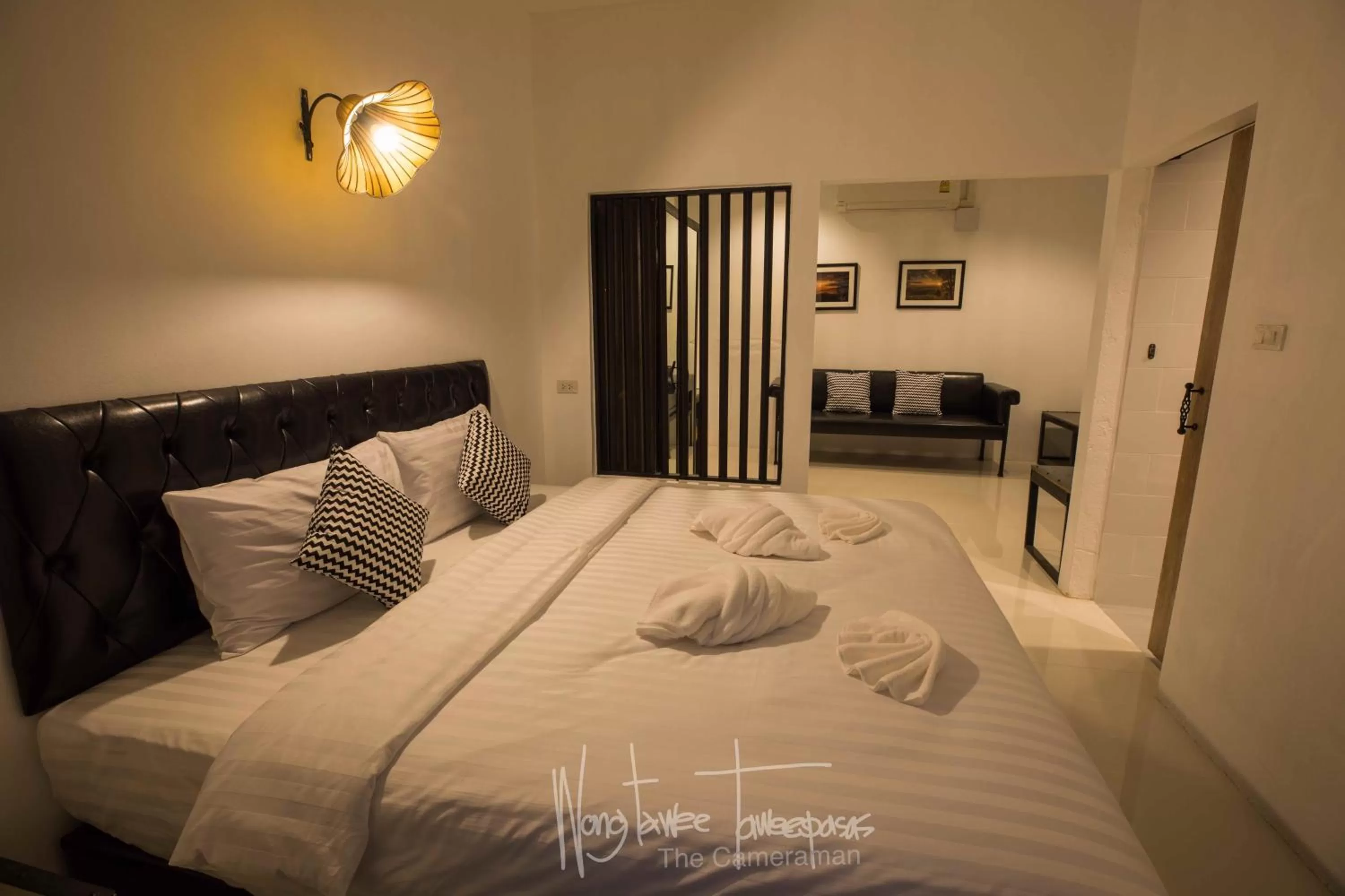 Bathroom, Bed in The Warehouse Chiang Mai